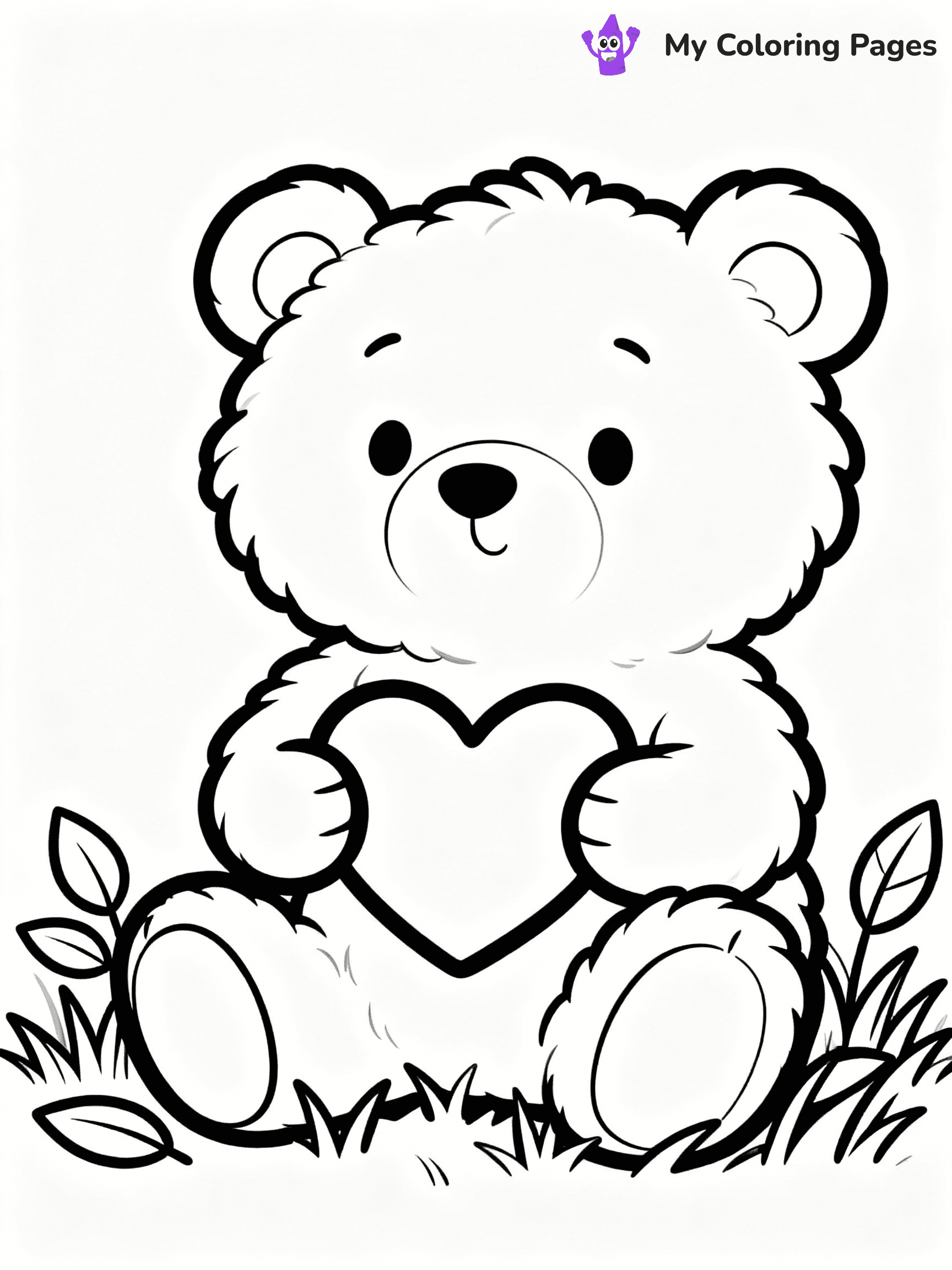 Teddy Bear Coloring Pages - 50