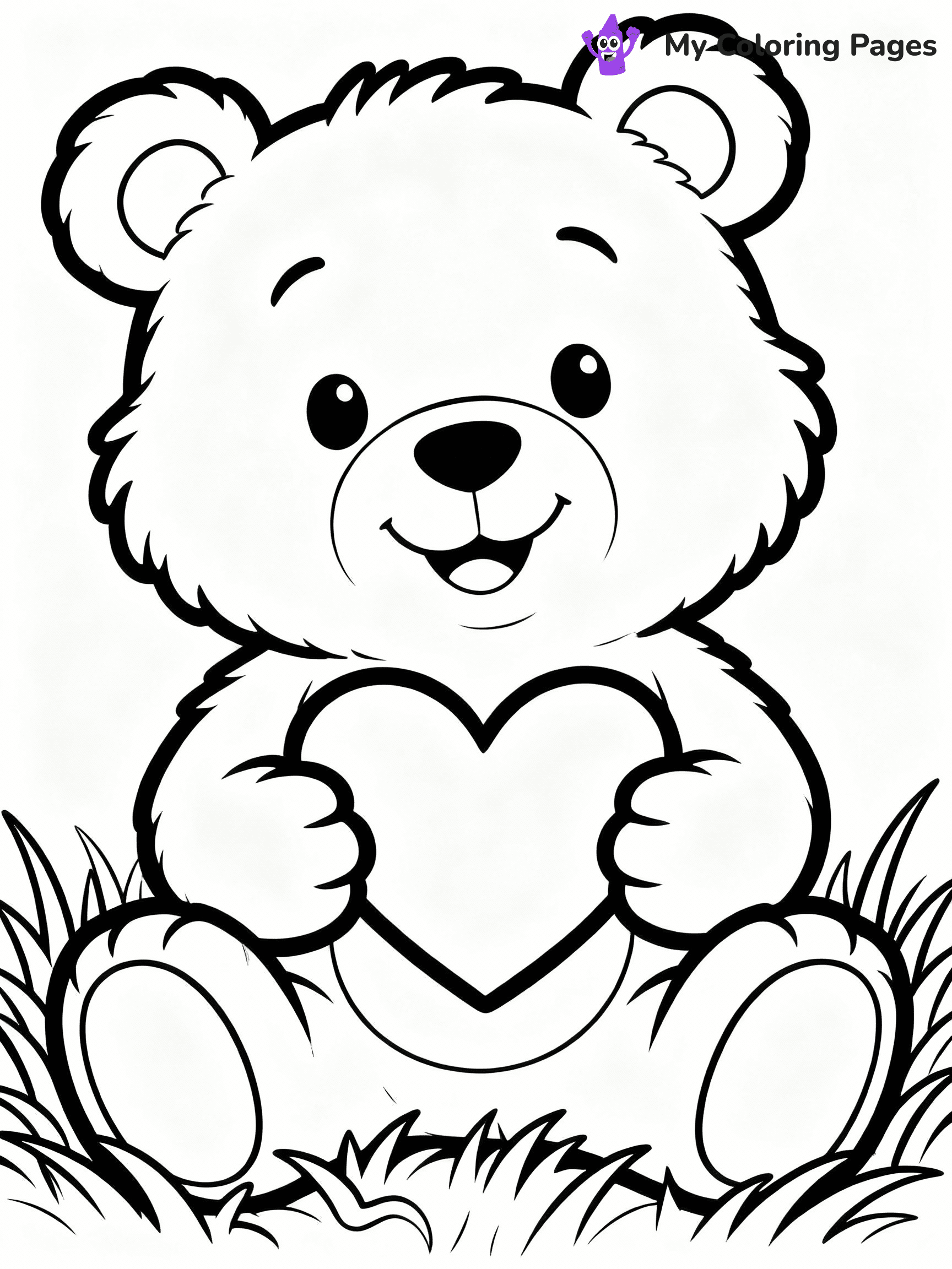 Teddy Bear Coloring Pages - 48
