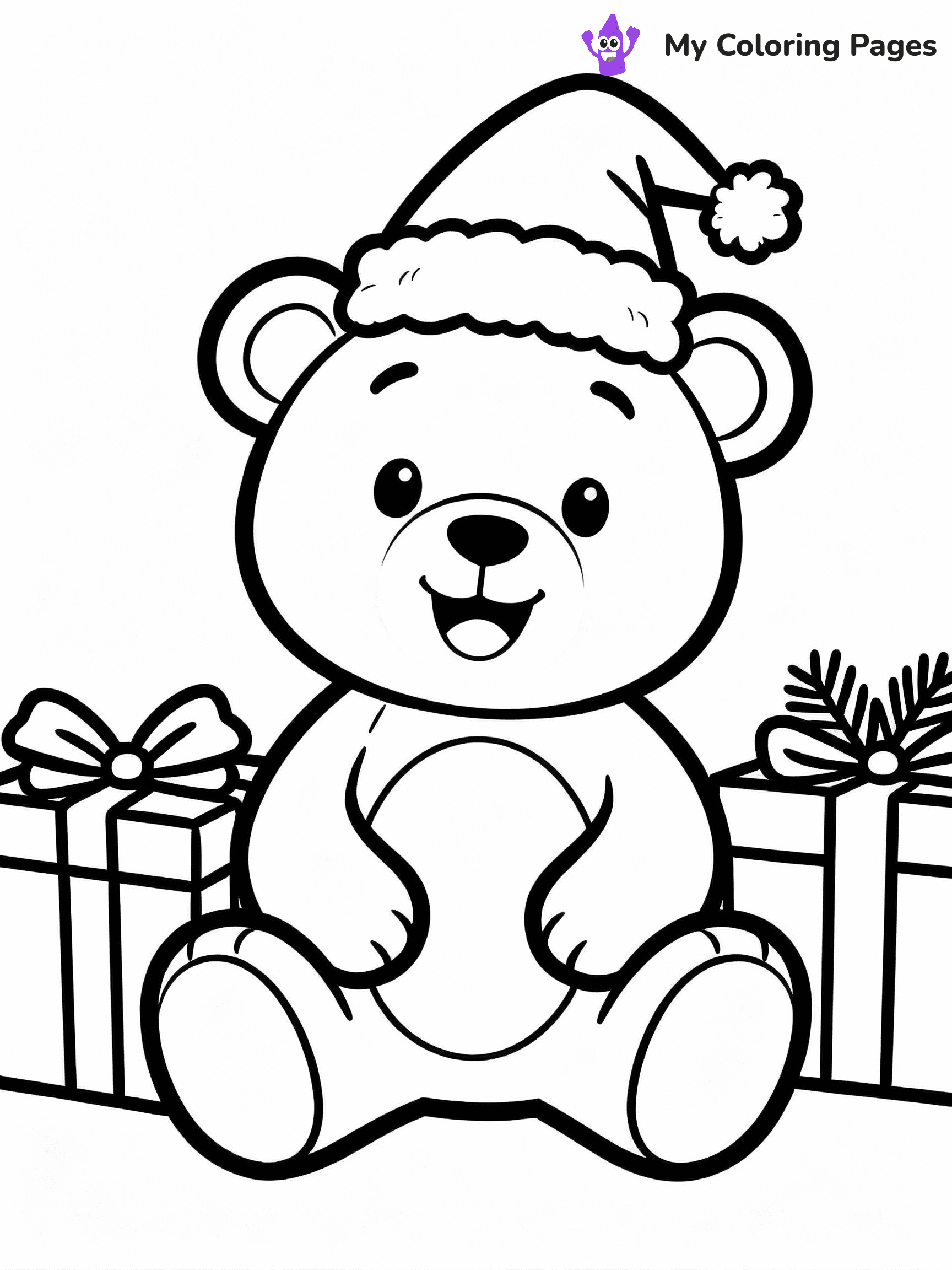 Teddy Bear Coloring Pages - 46