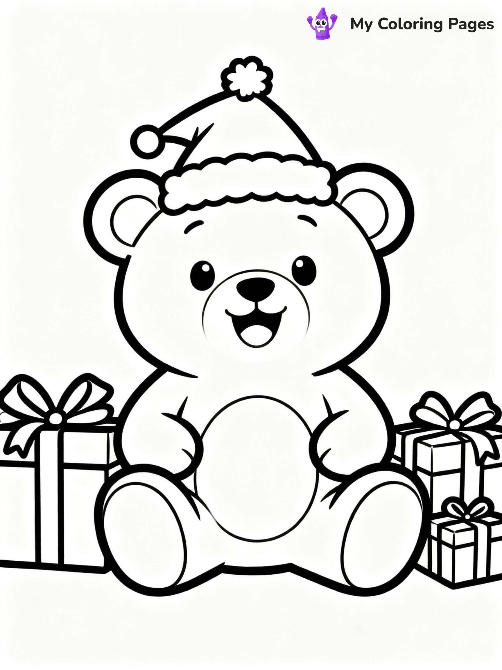 Teddy Bear Coloring Pages - 44