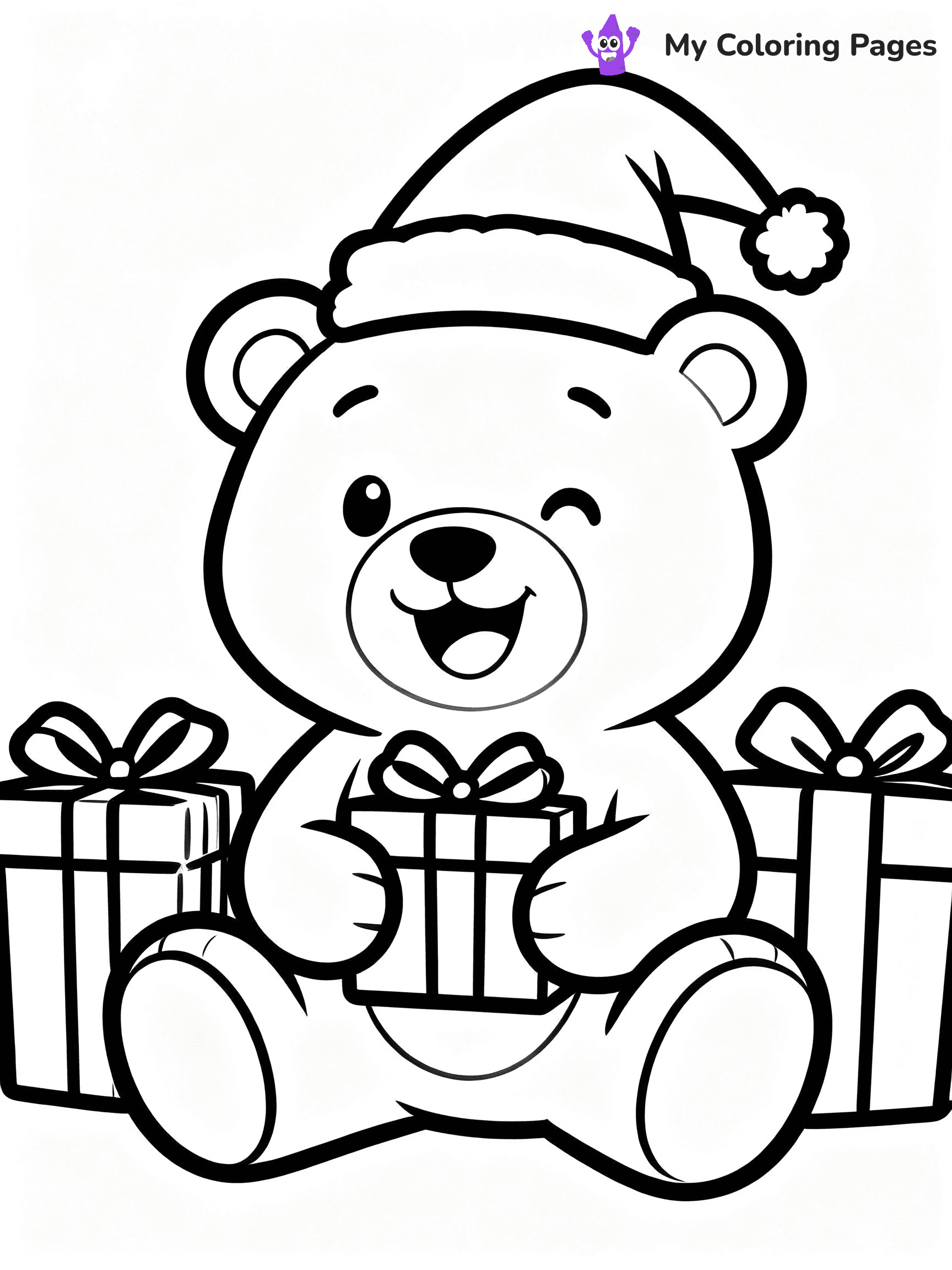 Teddy Bear Coloring Pages - 39