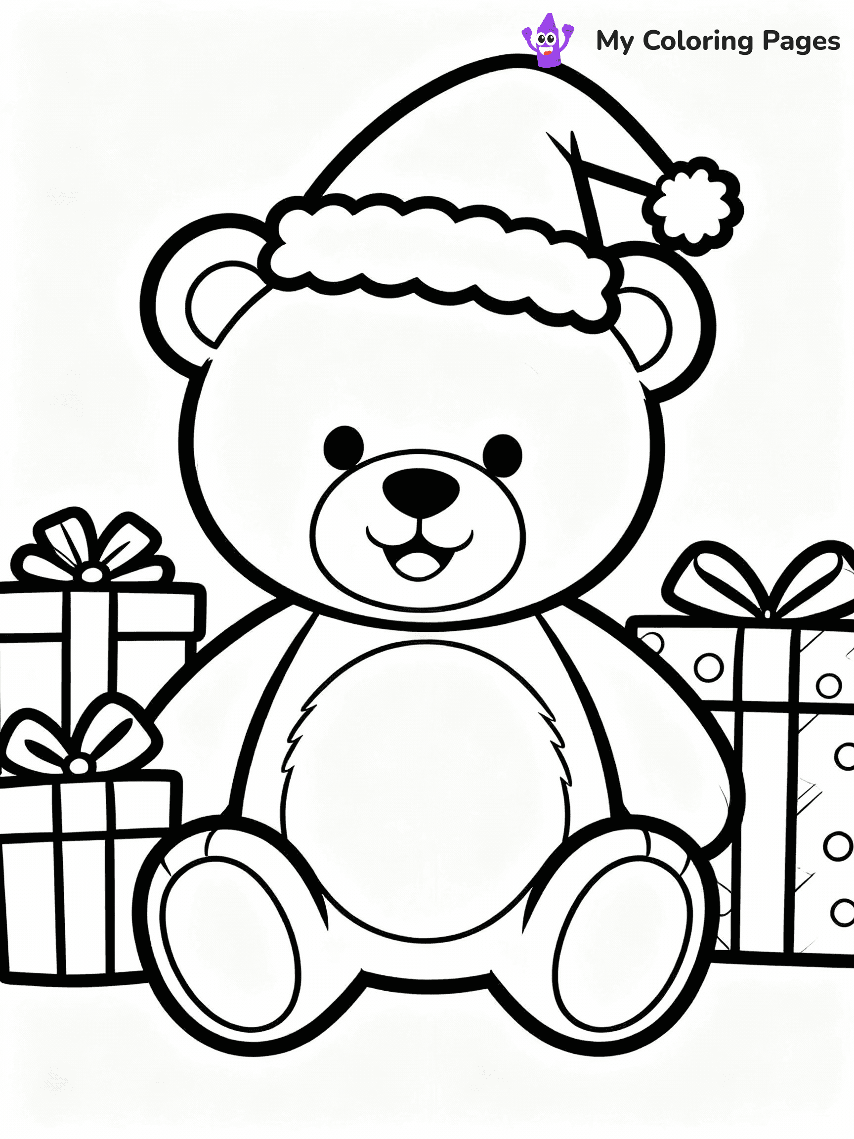Teddy Bear Coloring Pages - 38
