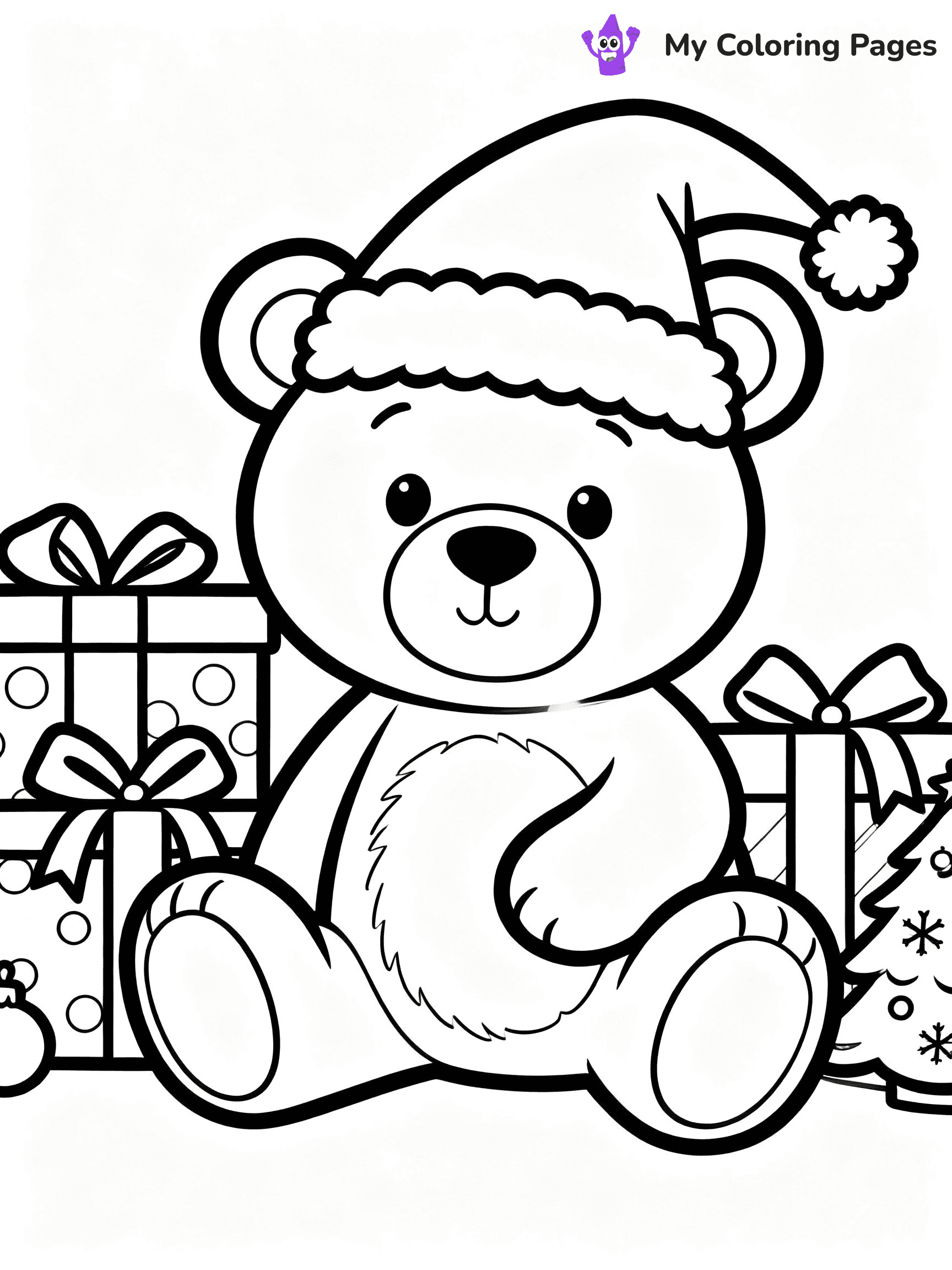 Teddy Bear Coloring Pages - 35