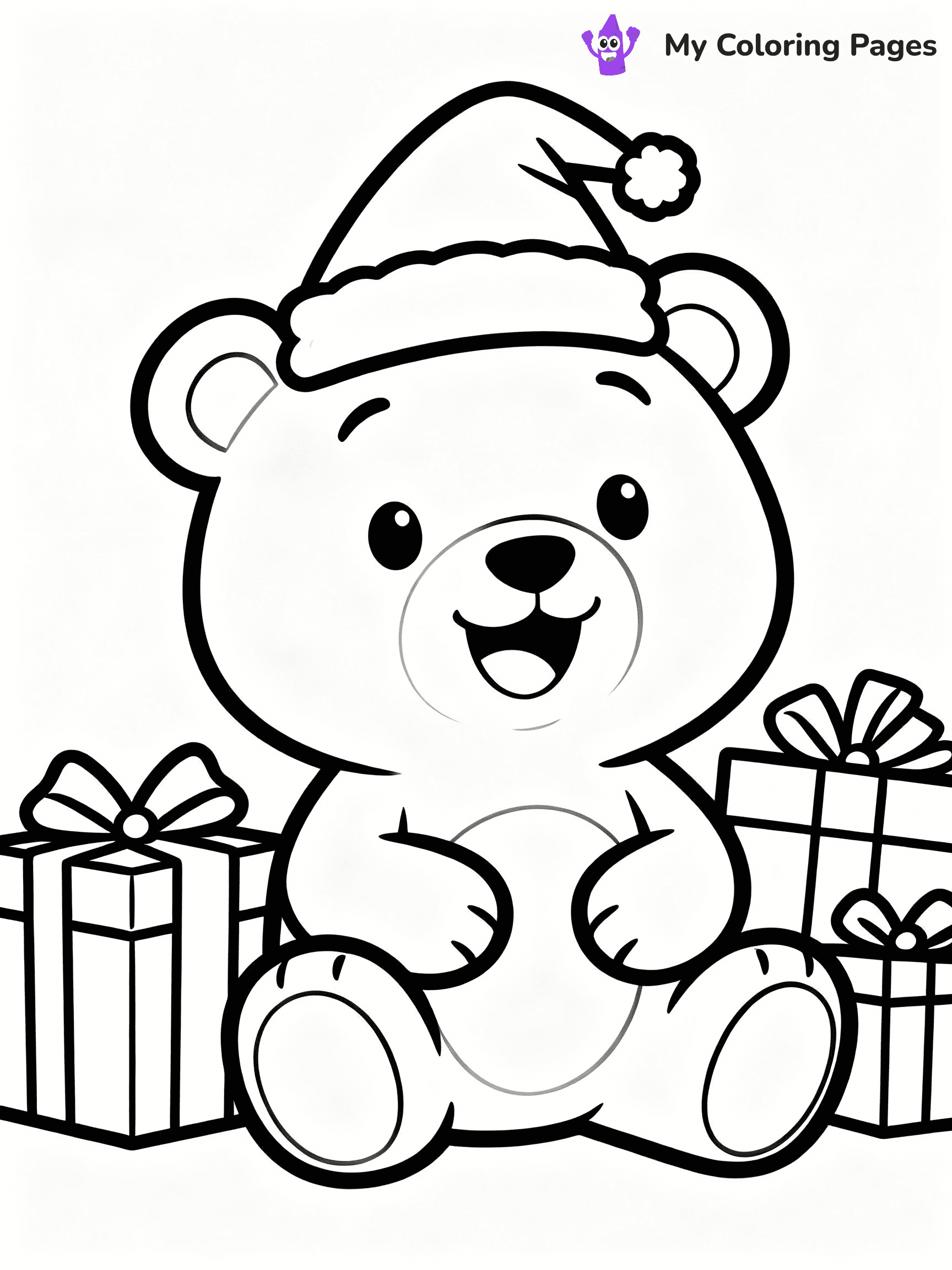 Teddy Bear Coloring Pages - 34