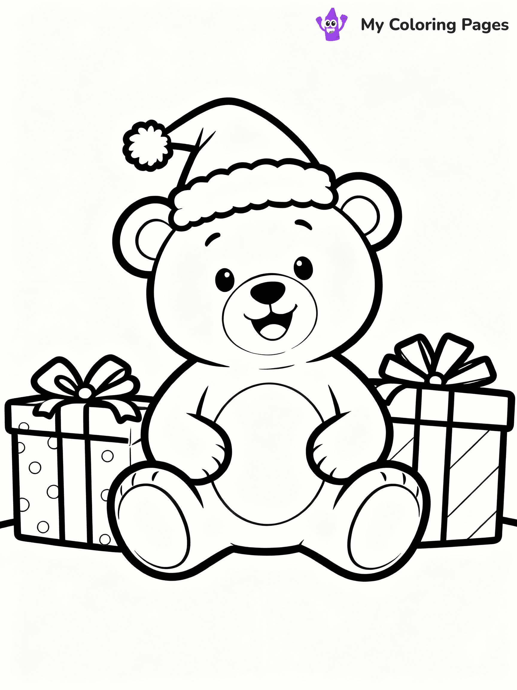 Teddy Bear Coloring Pages - 33