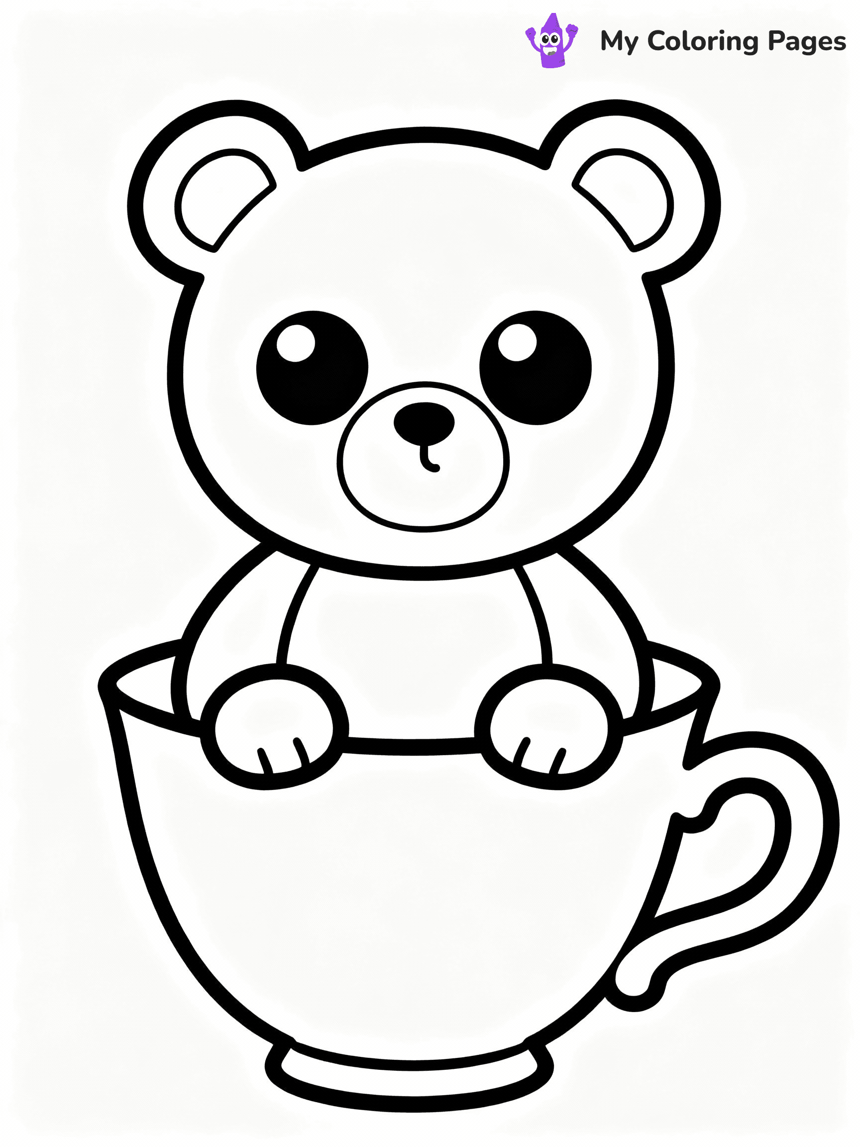 Teddy Bear Coloring Pages - 29