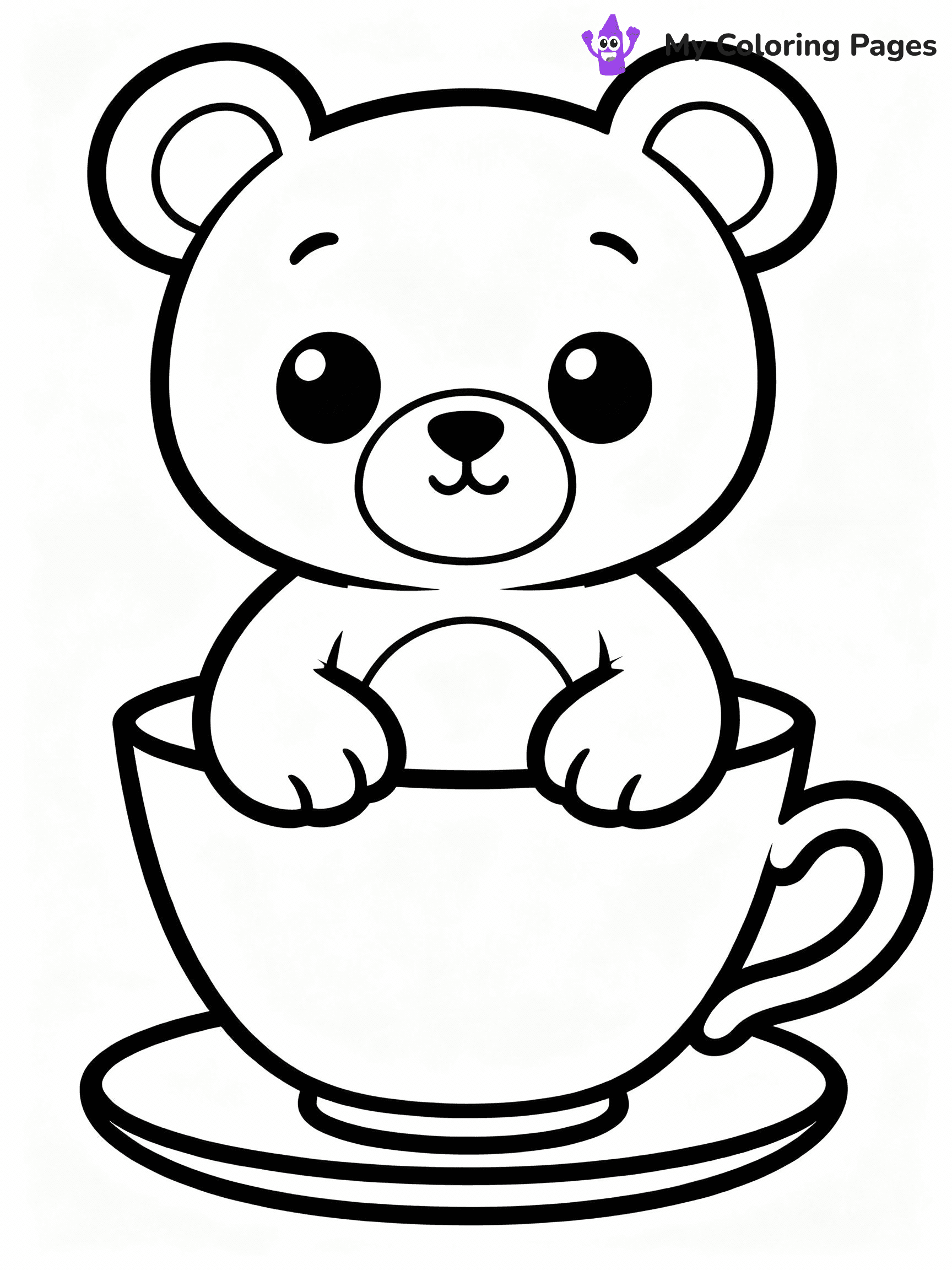 Teddy Bear Coloring Pages - 23