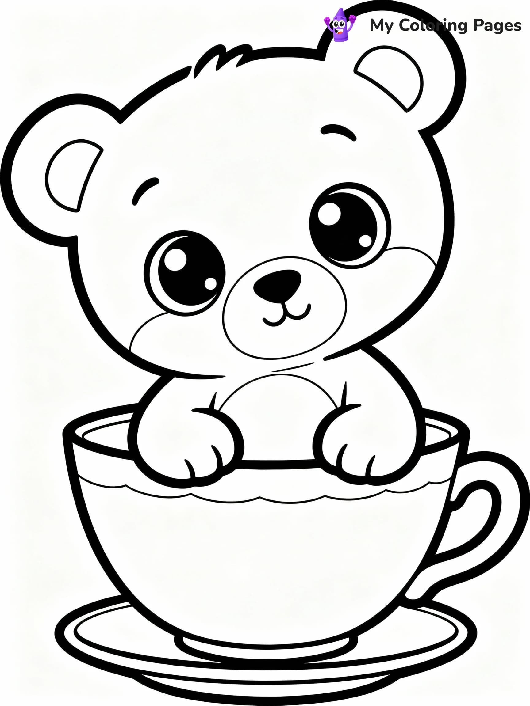 Teddy Bear Coloring Pages - 19