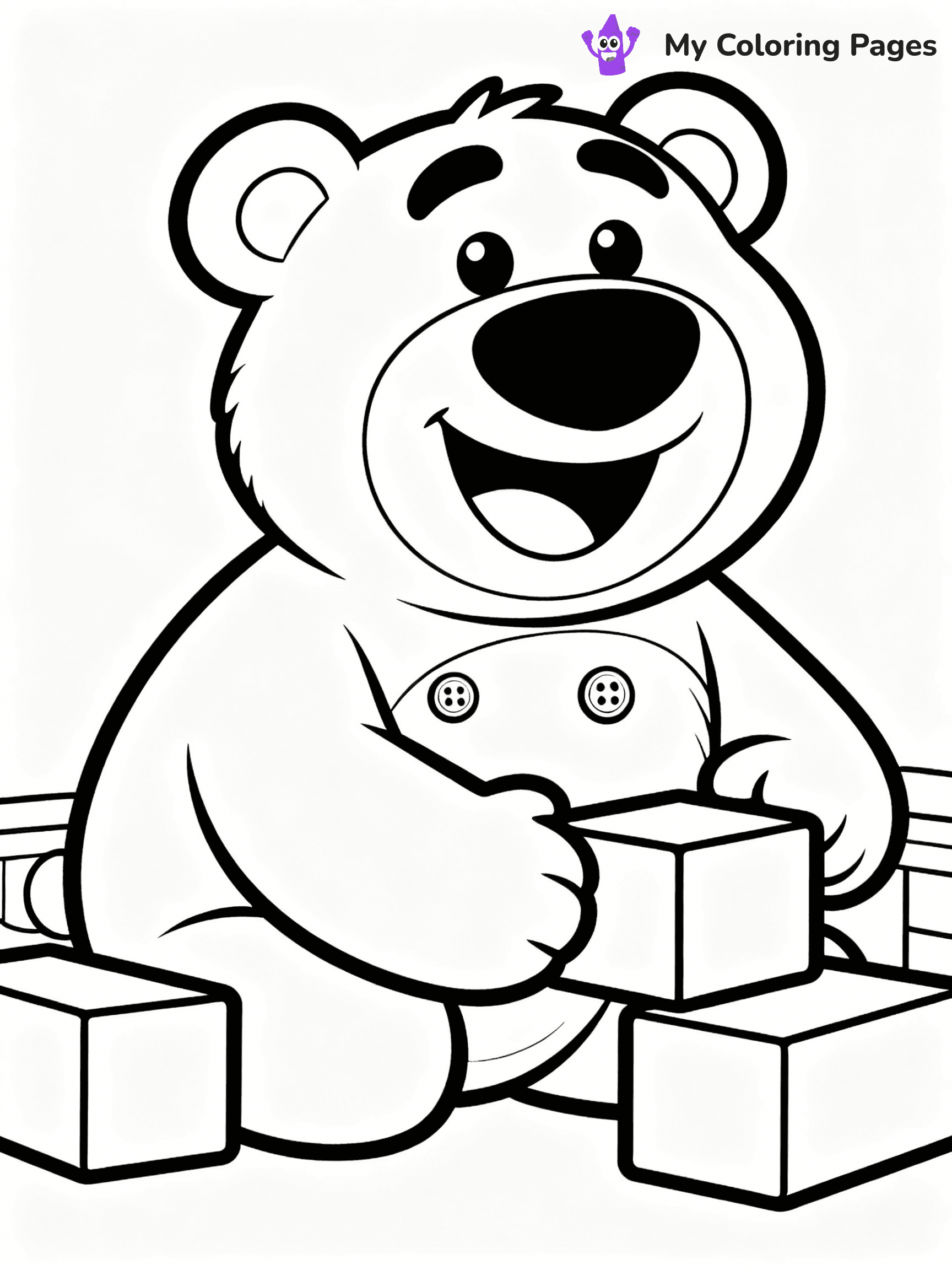 Teddy Bear Coloring Pages - 13