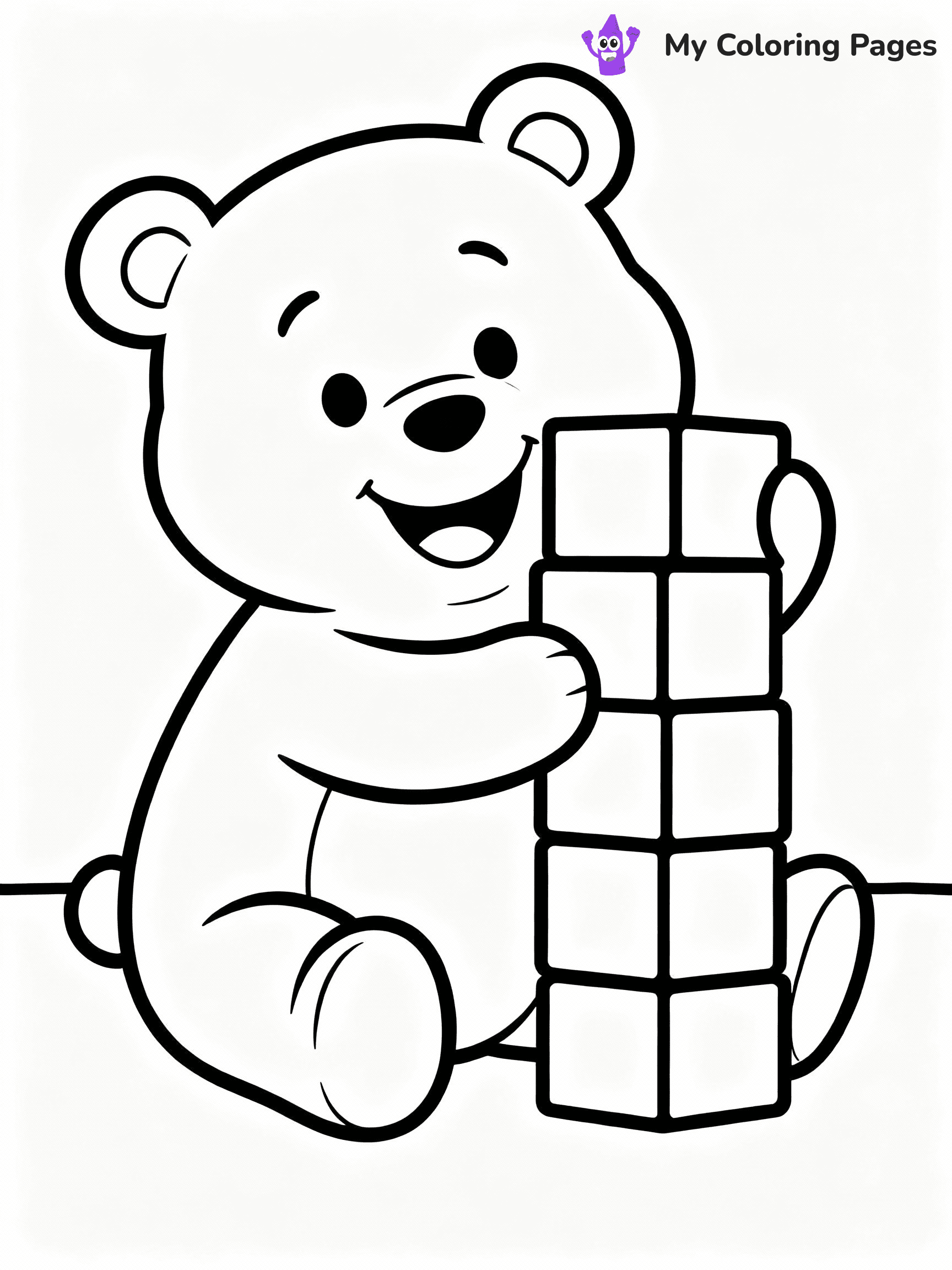 Teddy Bear Coloring Pages - 11