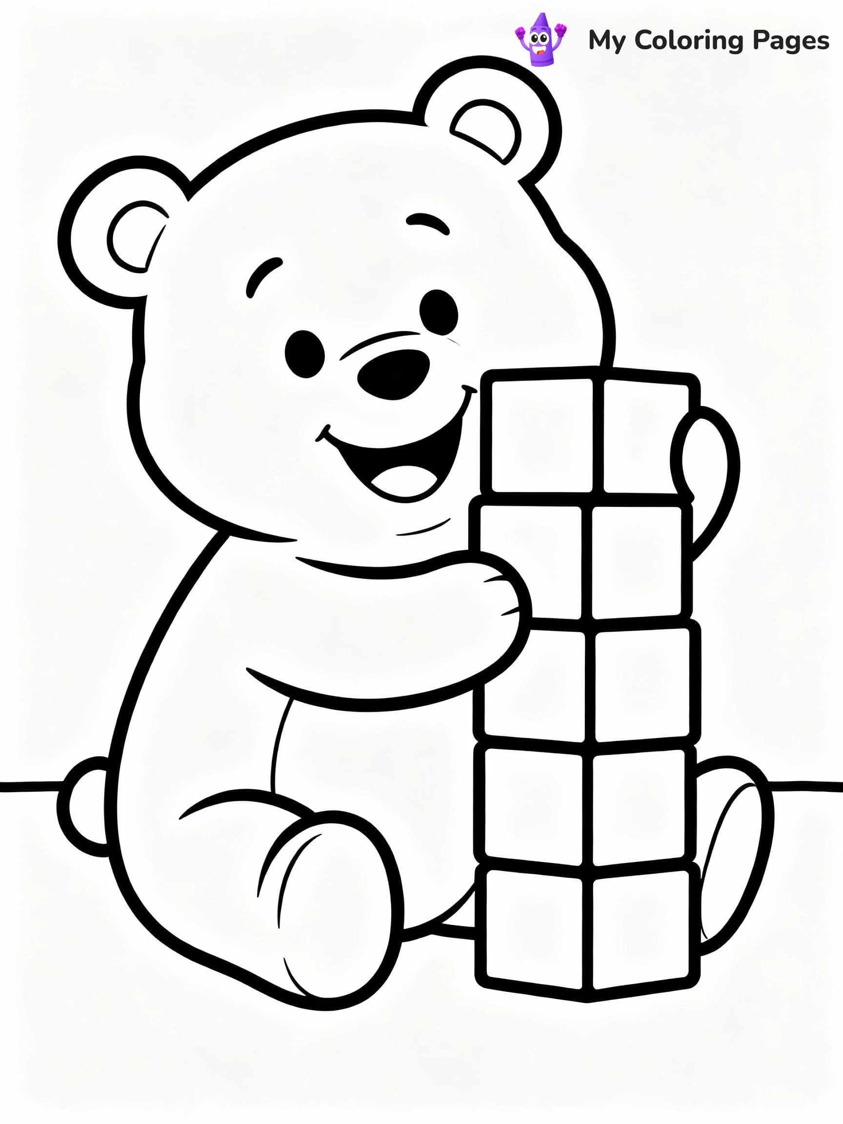 Teddy Bear Coloring Pages - 11