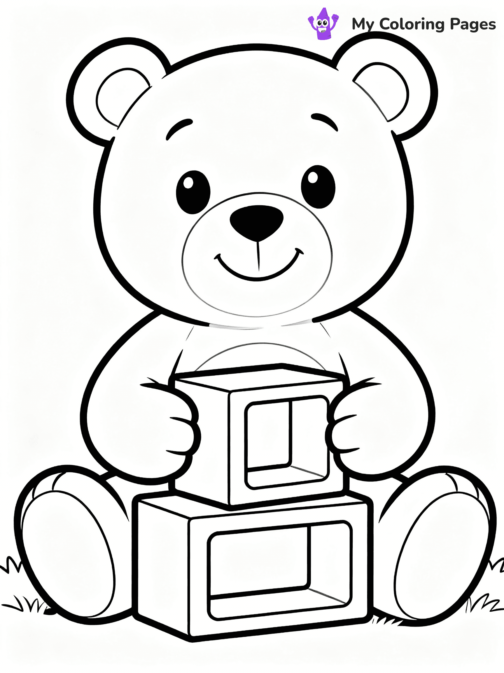 Teddy Bear Coloring Pages - 10
