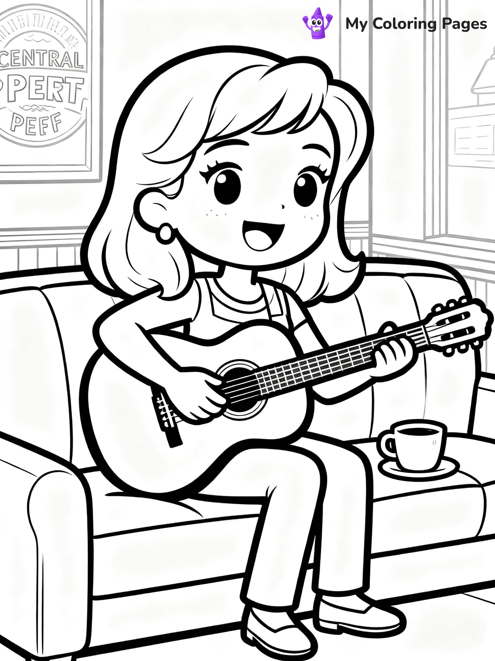 Friends Coloring Pages - 23