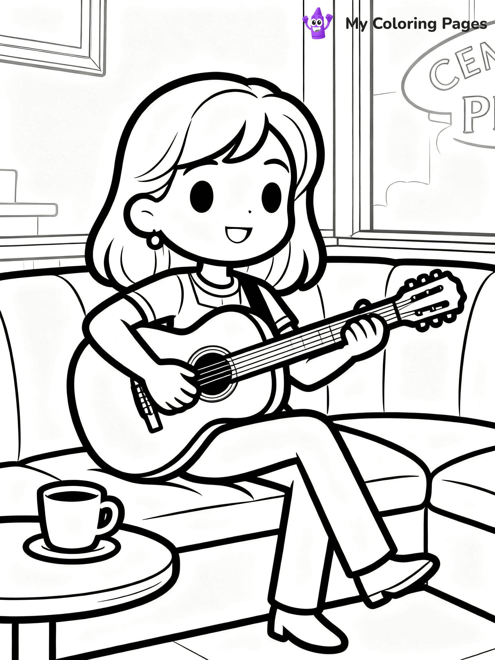 Friends Coloring Pages - 22