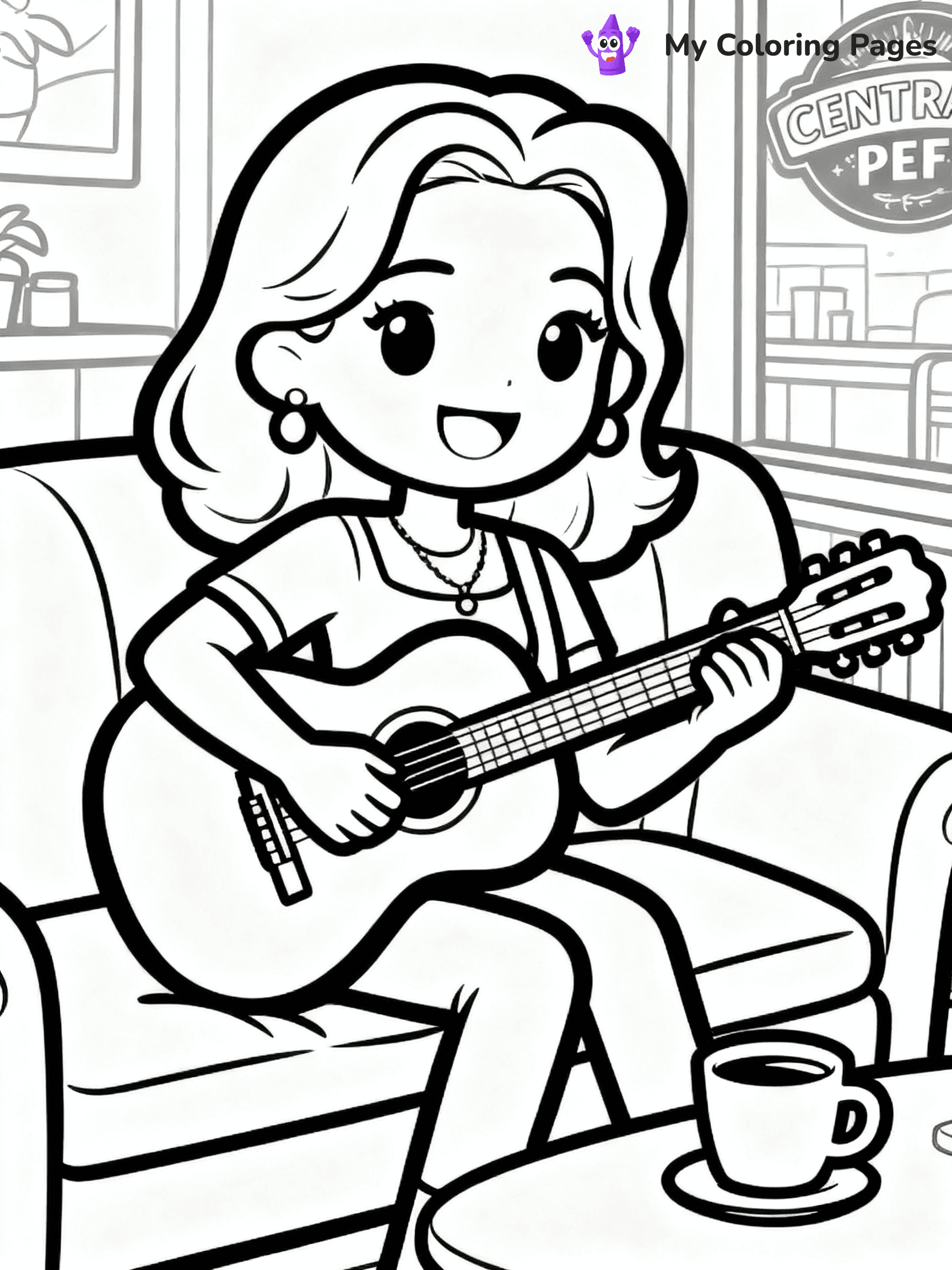 Friends Coloring Pages - 21