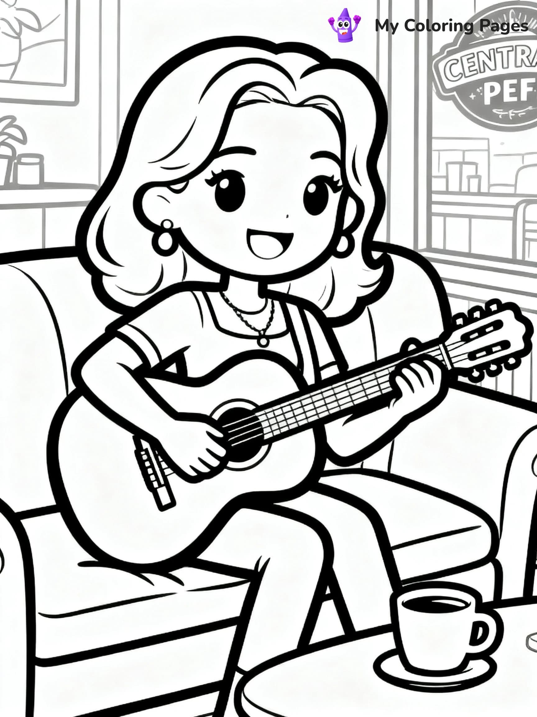 Friends Coloring Pages - 21