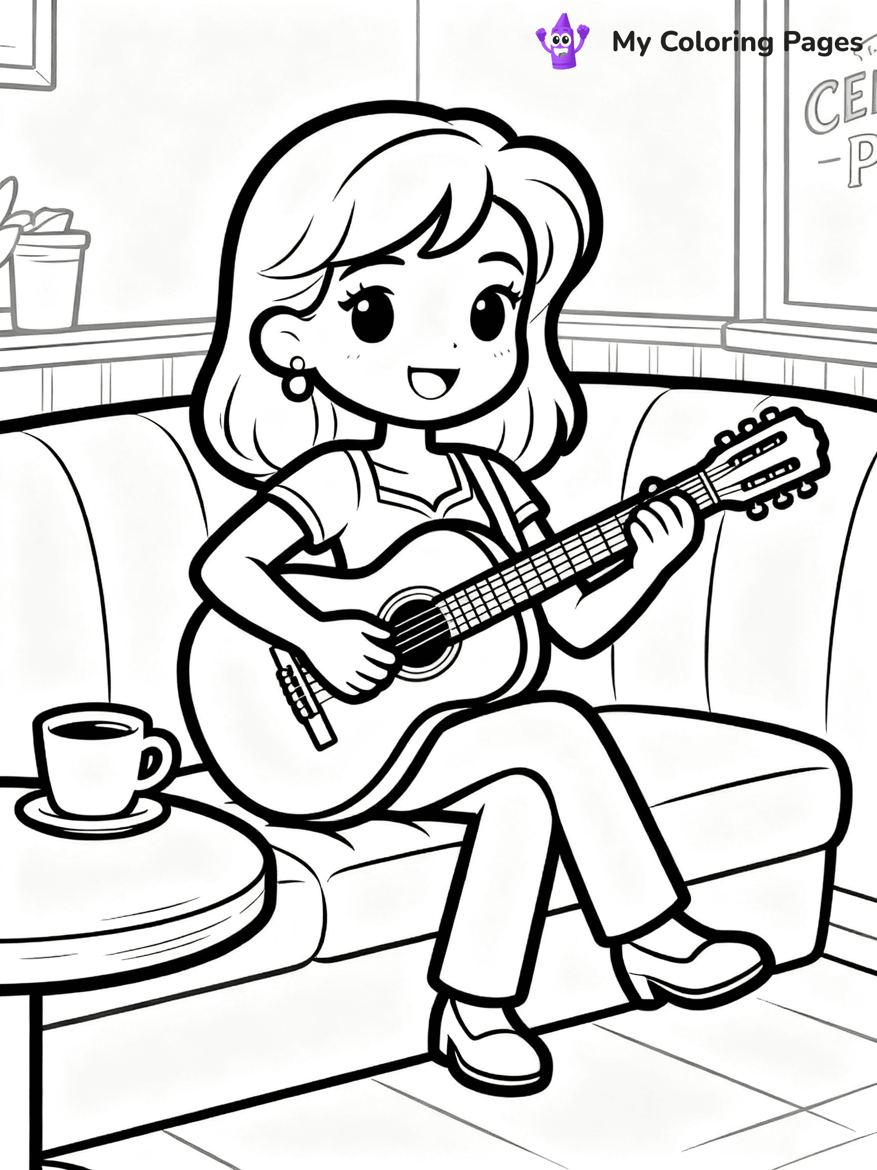Friends Coloring Pages - 20