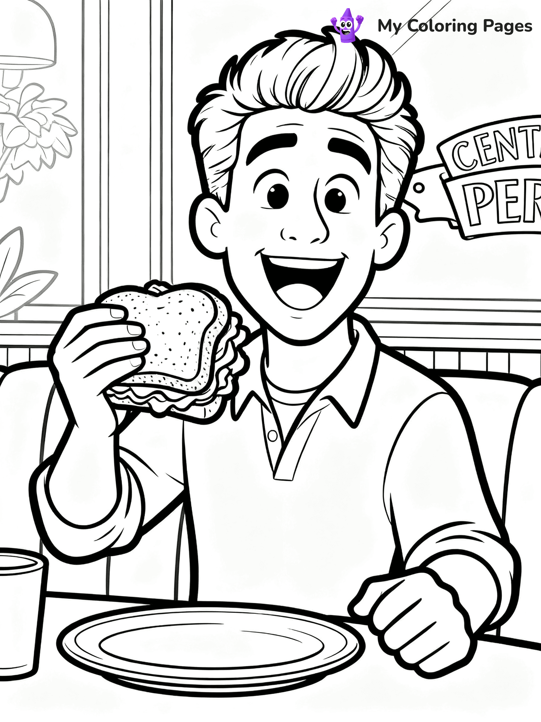 Friends Coloring Pages - 19