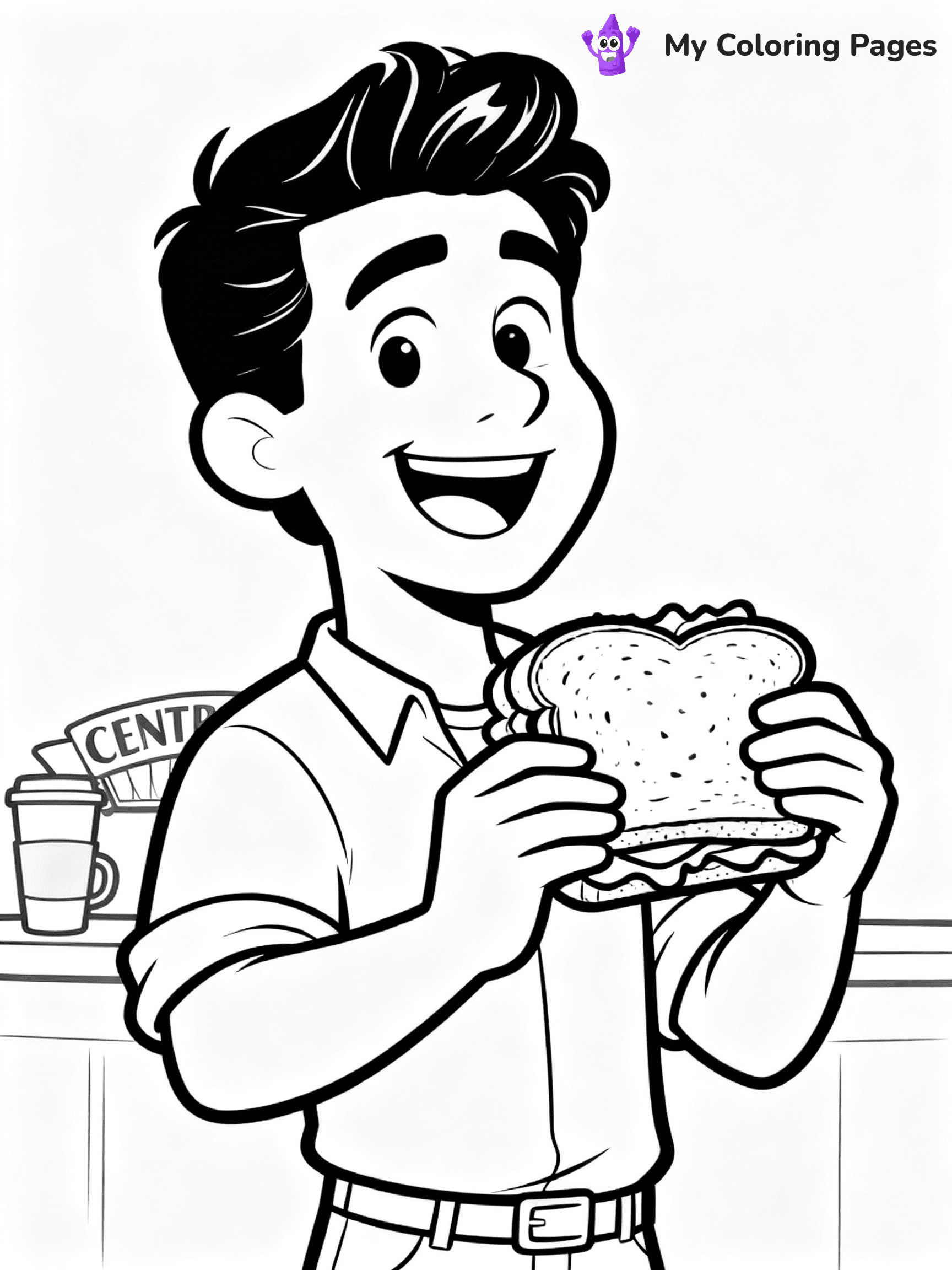 Friends Coloring Pages - 18