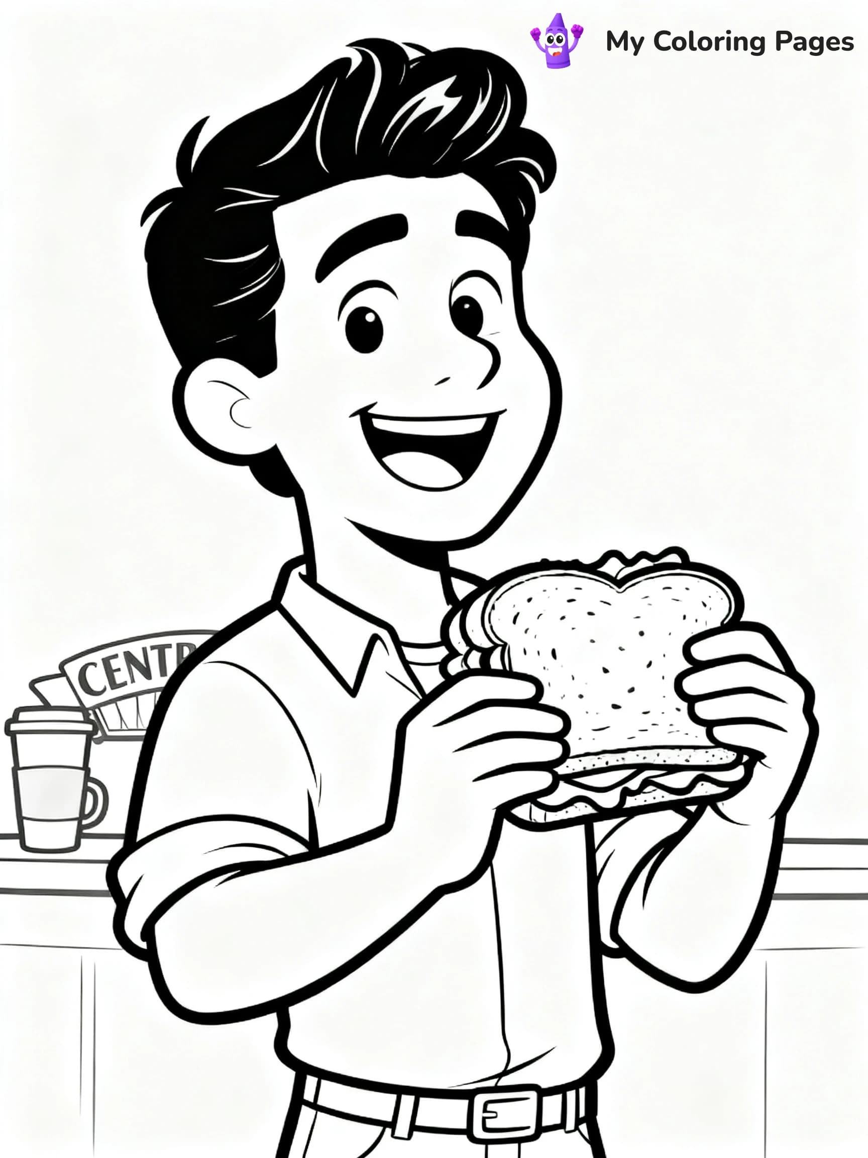 Friends Coloring Pages - 18