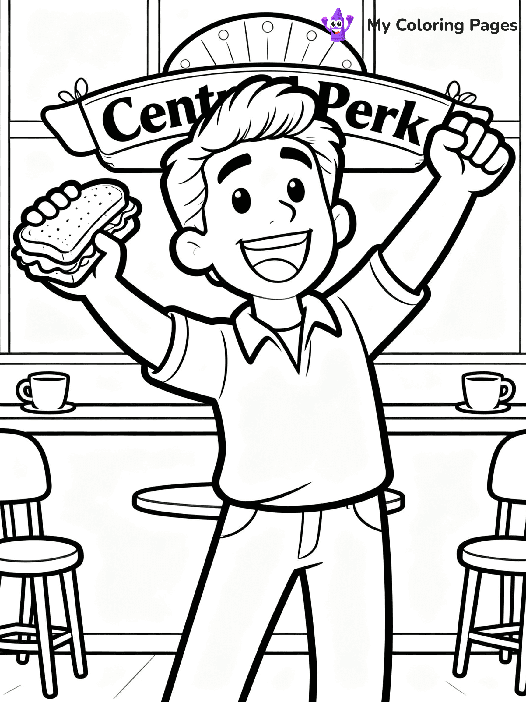 Friends Coloring Pages - 17