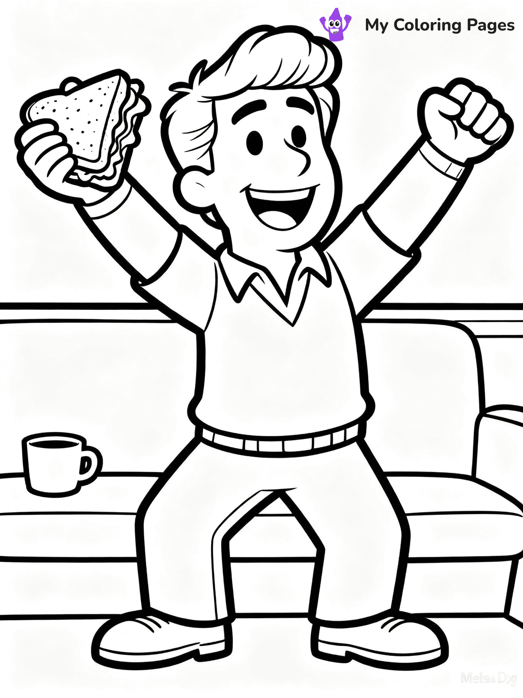 Friends Coloring Pages - 15