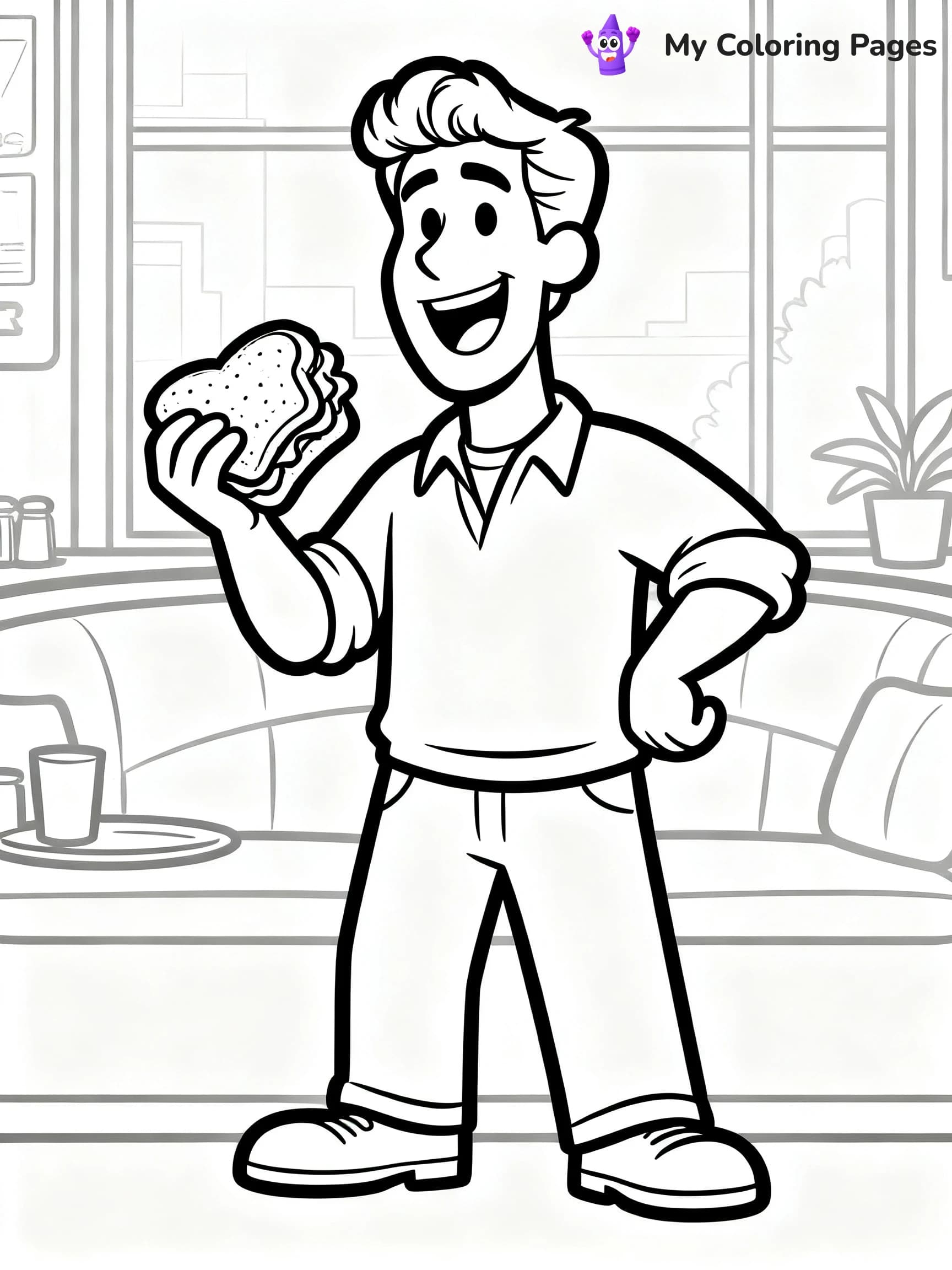 Friends Coloring Pages - 14