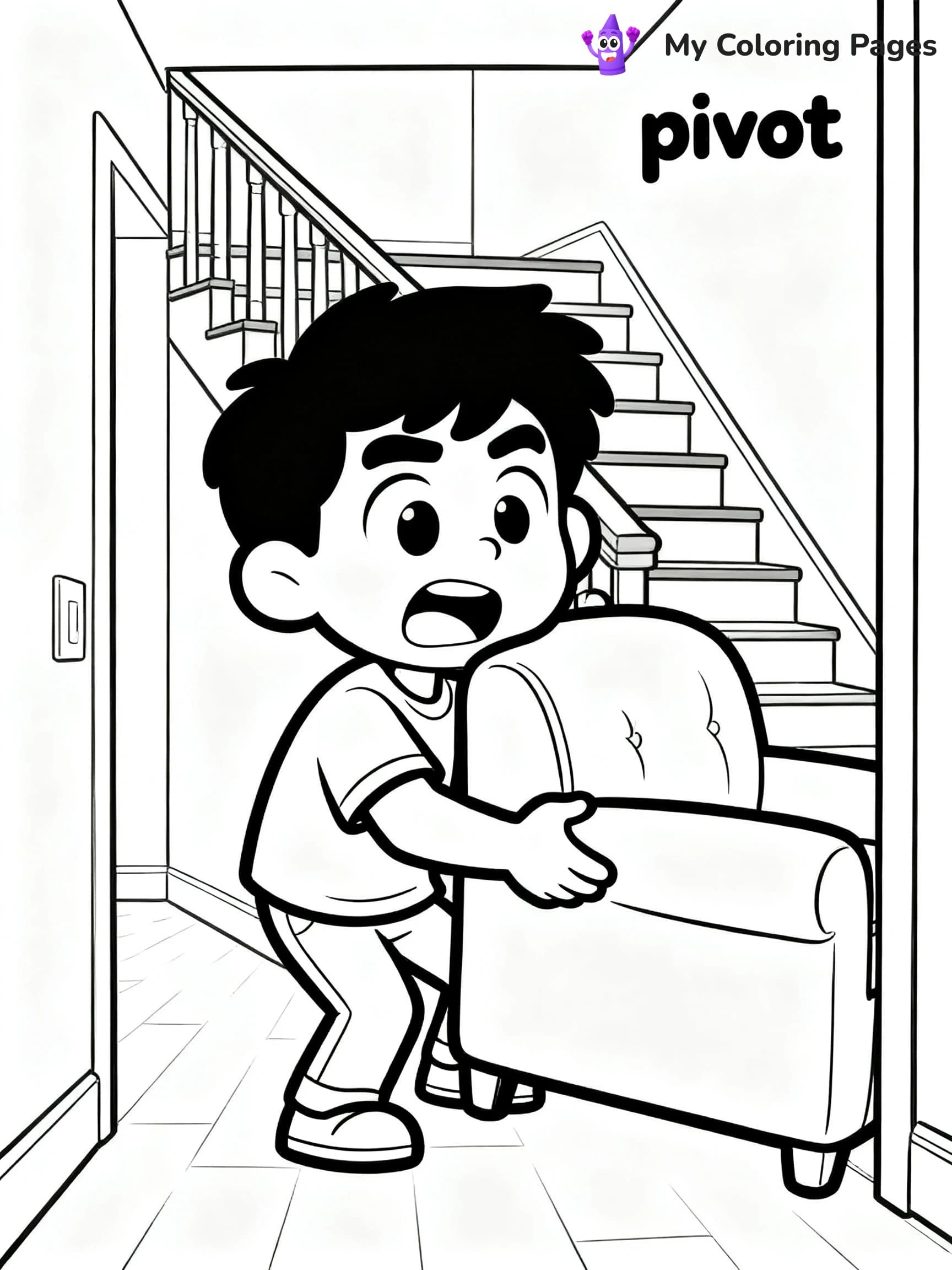 Friends Coloring Pages - 6