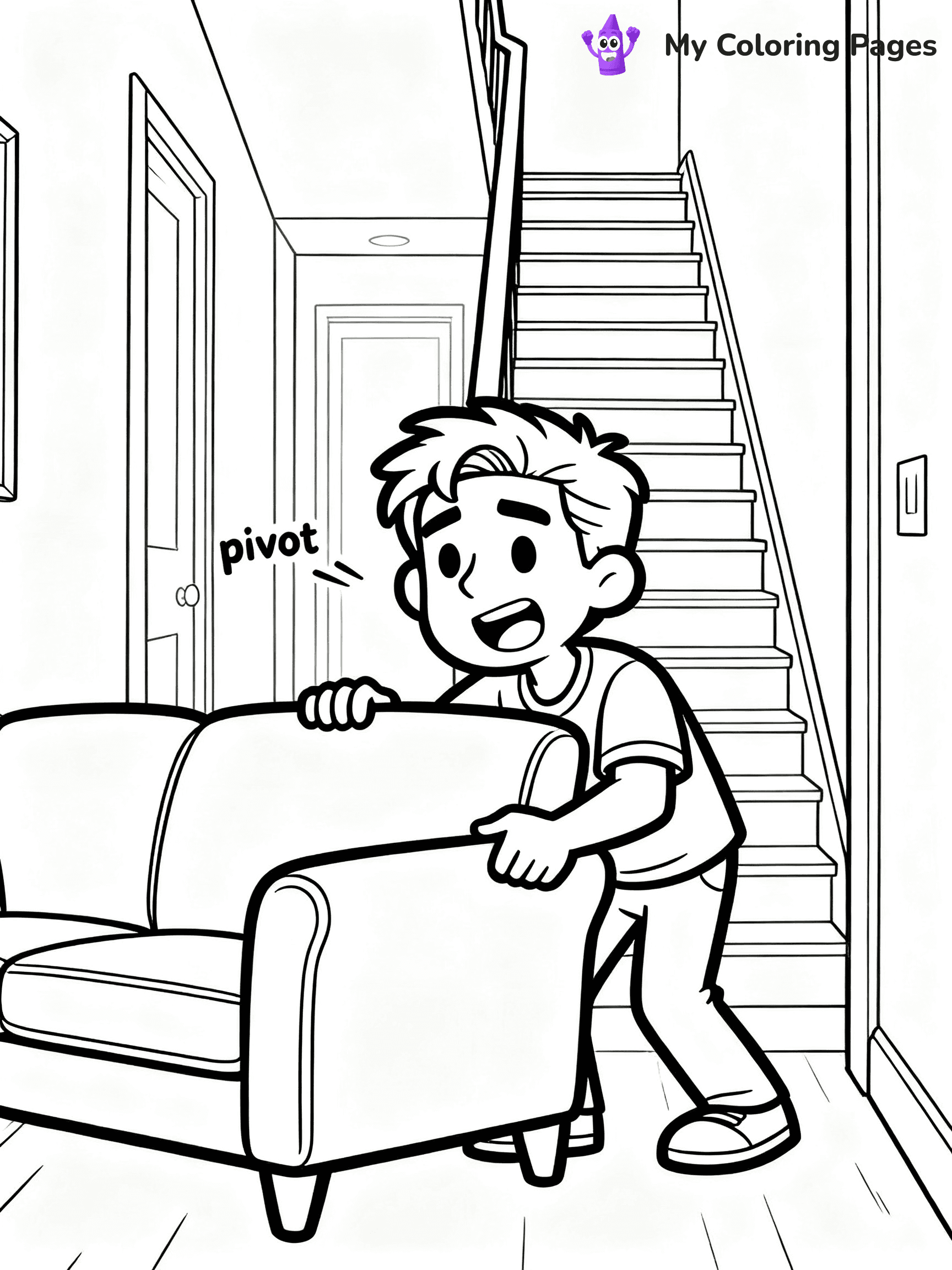 Friends Coloring Pages - 5