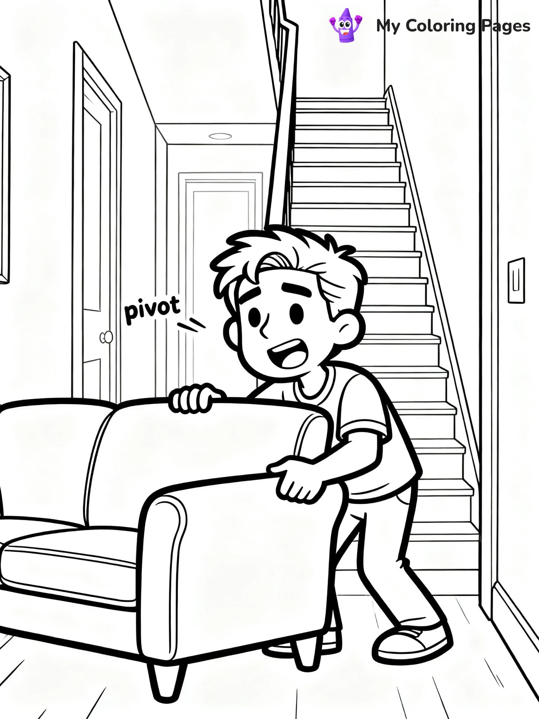 Friends Coloring Pages - 5