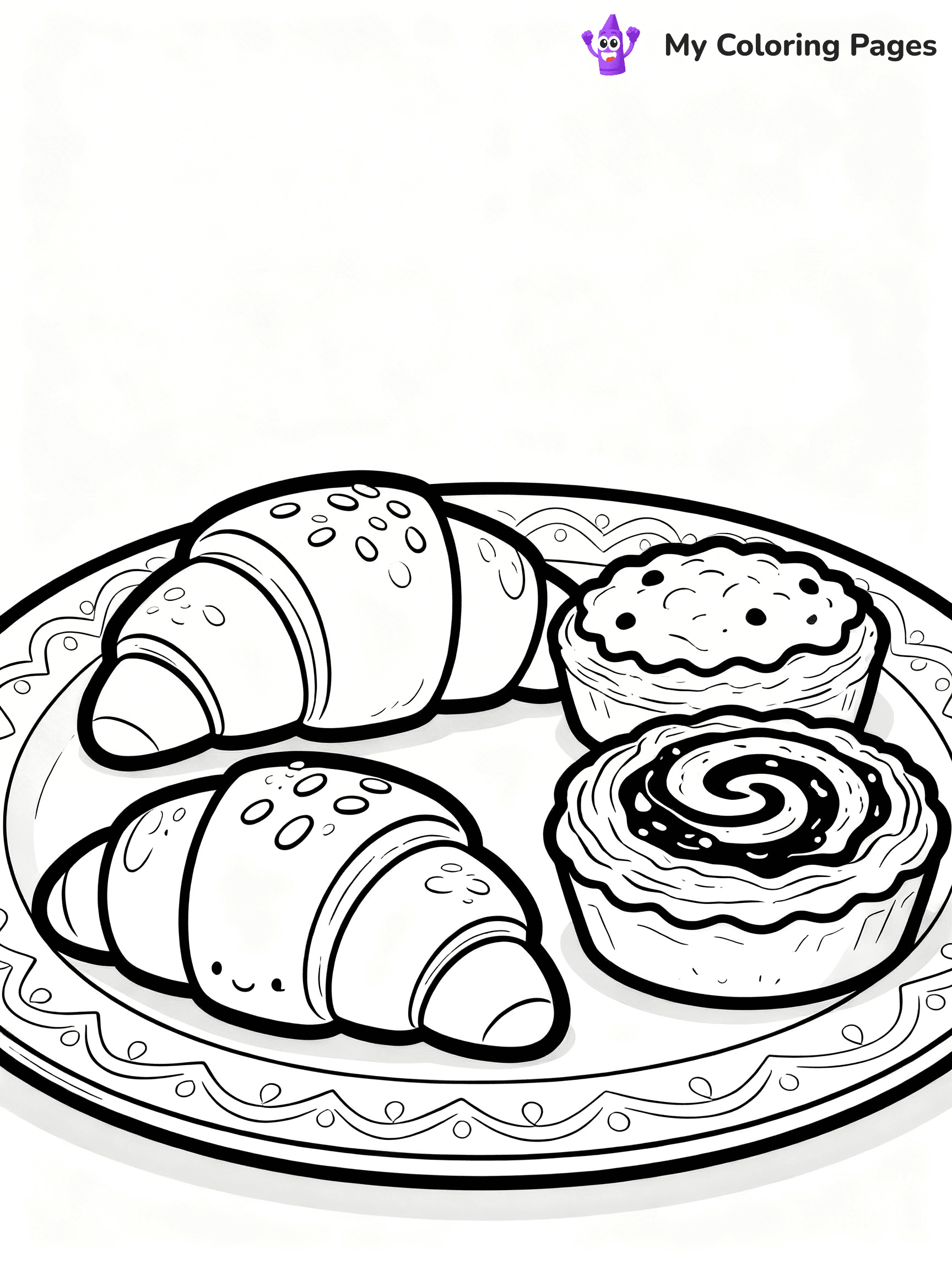 Bread Coloring Pages - 24