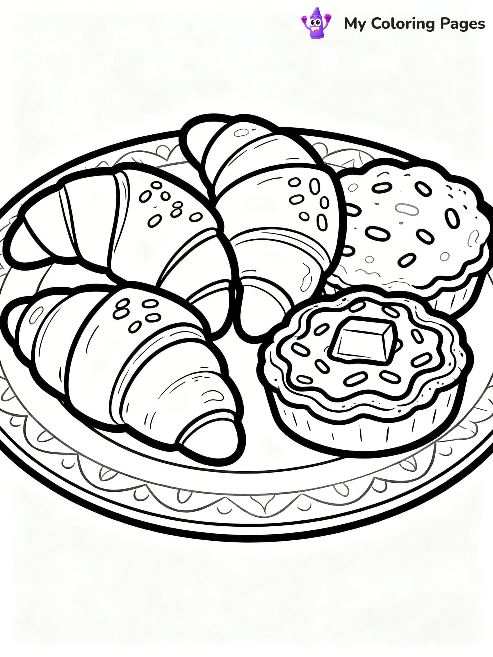 Bread Coloring Pages - 23