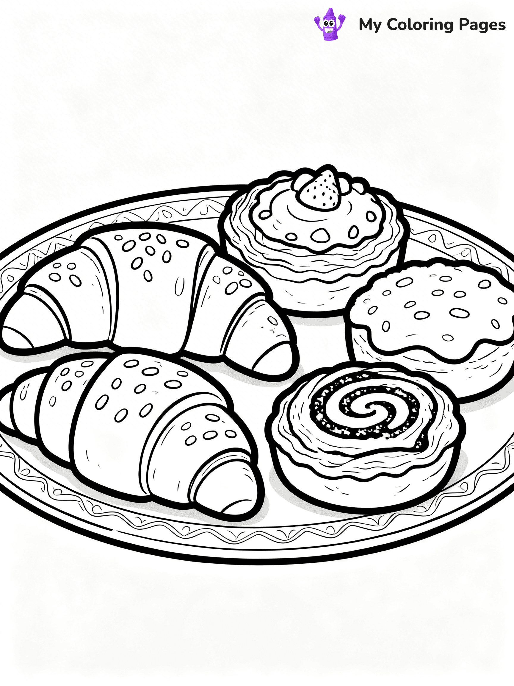 Bread Coloring Pages - 22