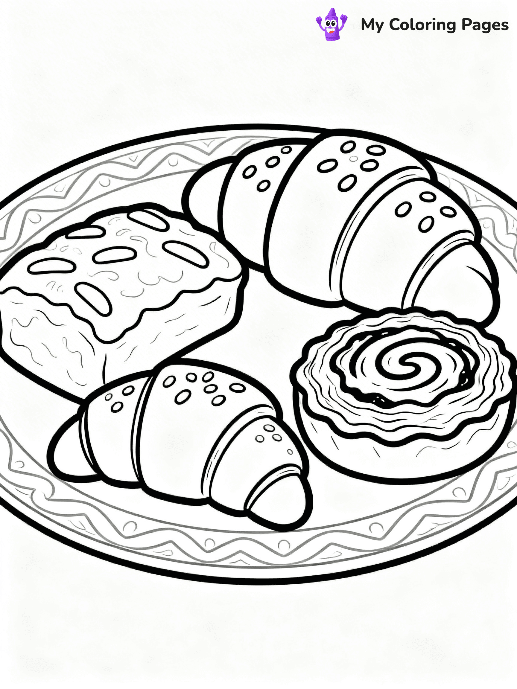 Bread Coloring Pages - 21