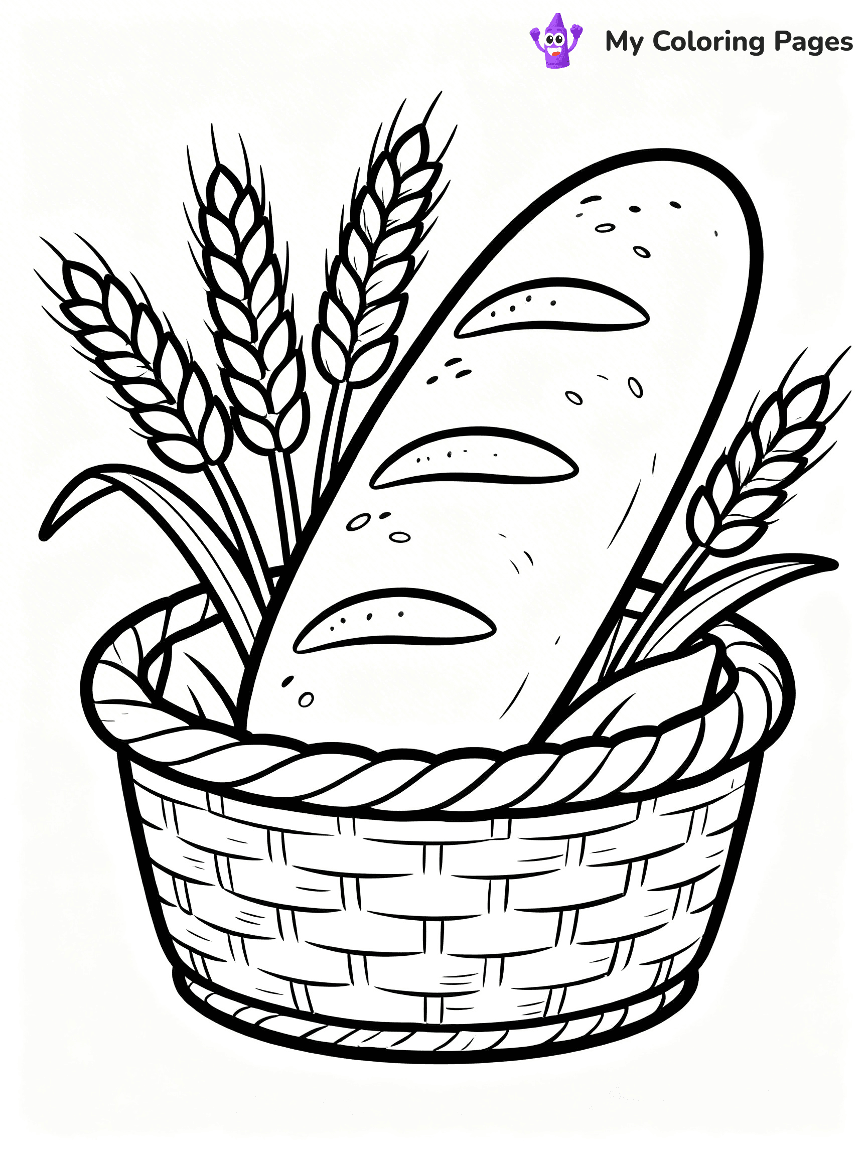 Bread Coloring Pages - 20