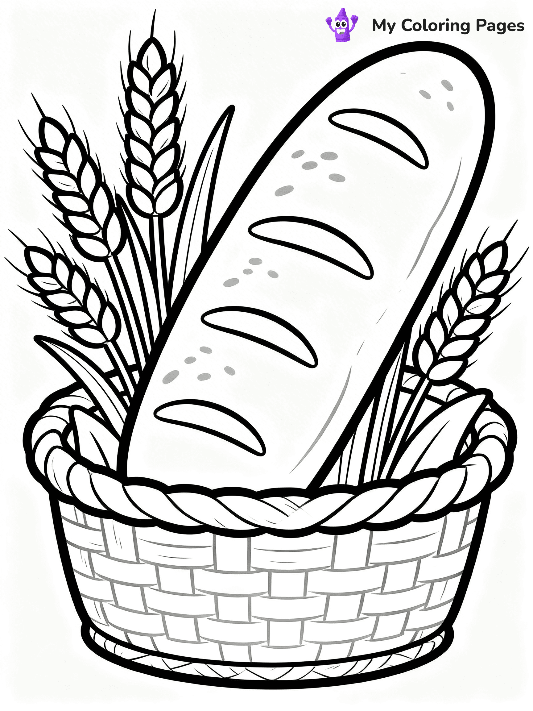 Bread Coloring Pages - 19