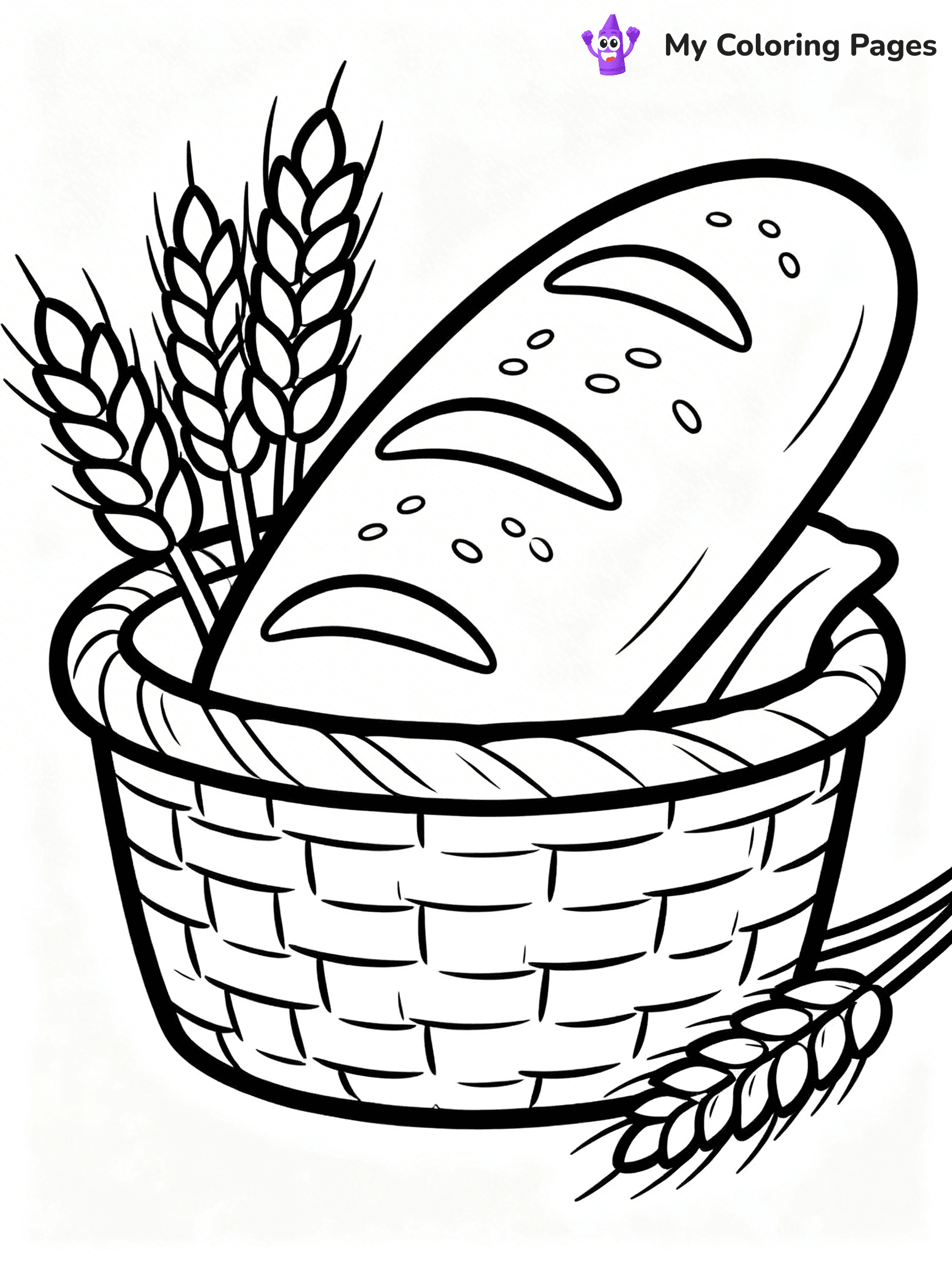 Bread Coloring Pages - 18