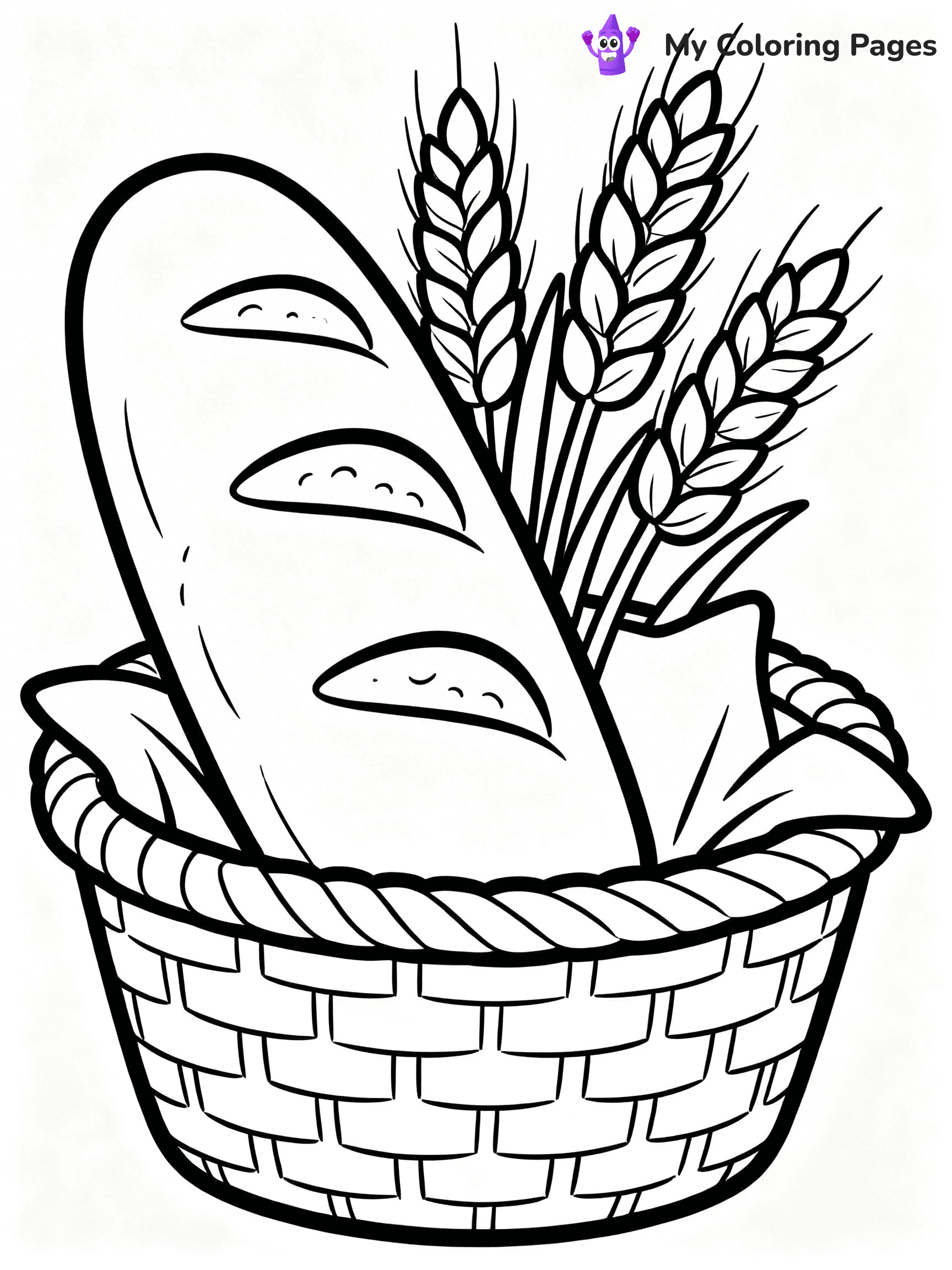 Bread Coloring Pages - 17