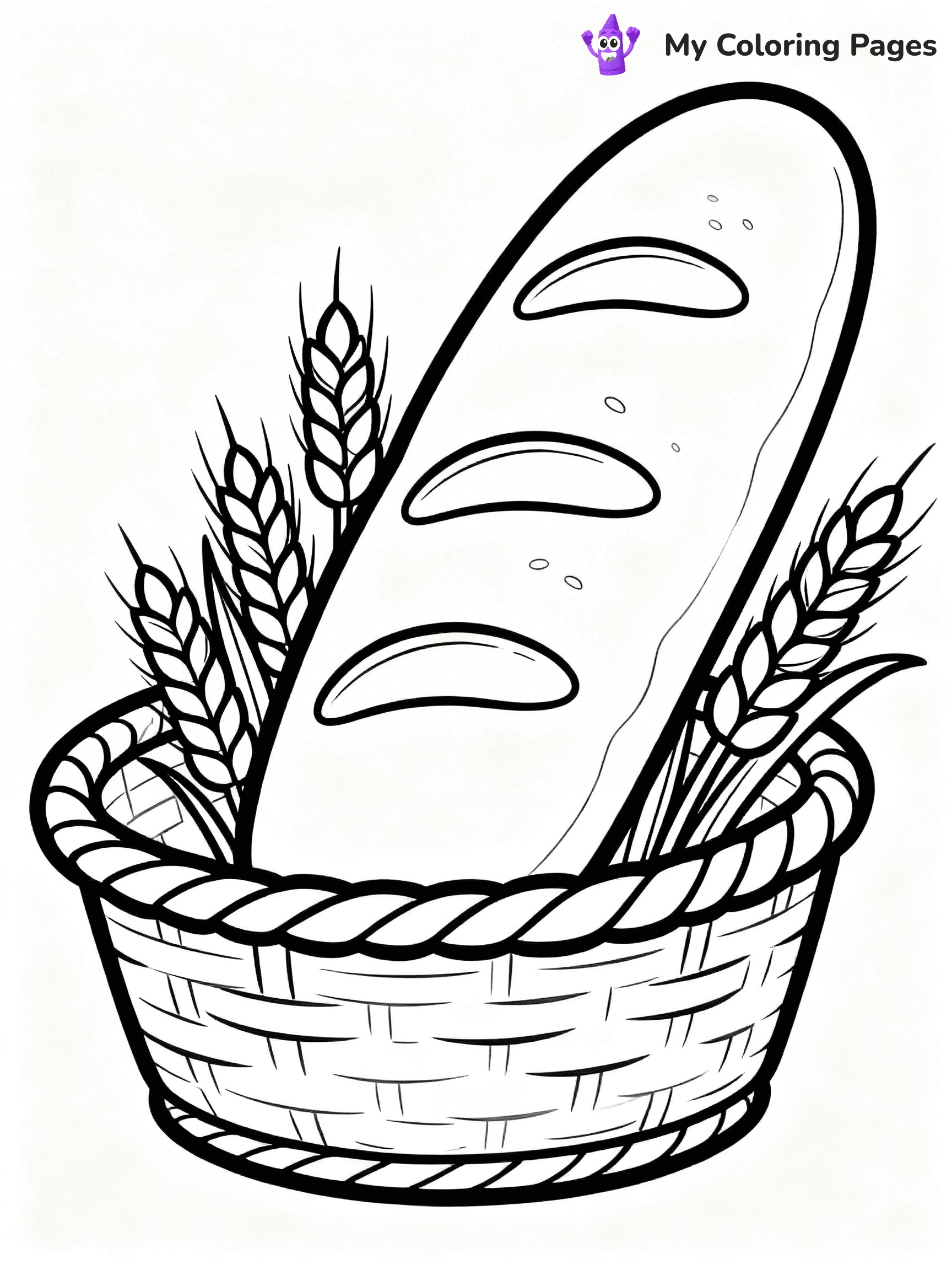 Bread Coloring Pages - 16