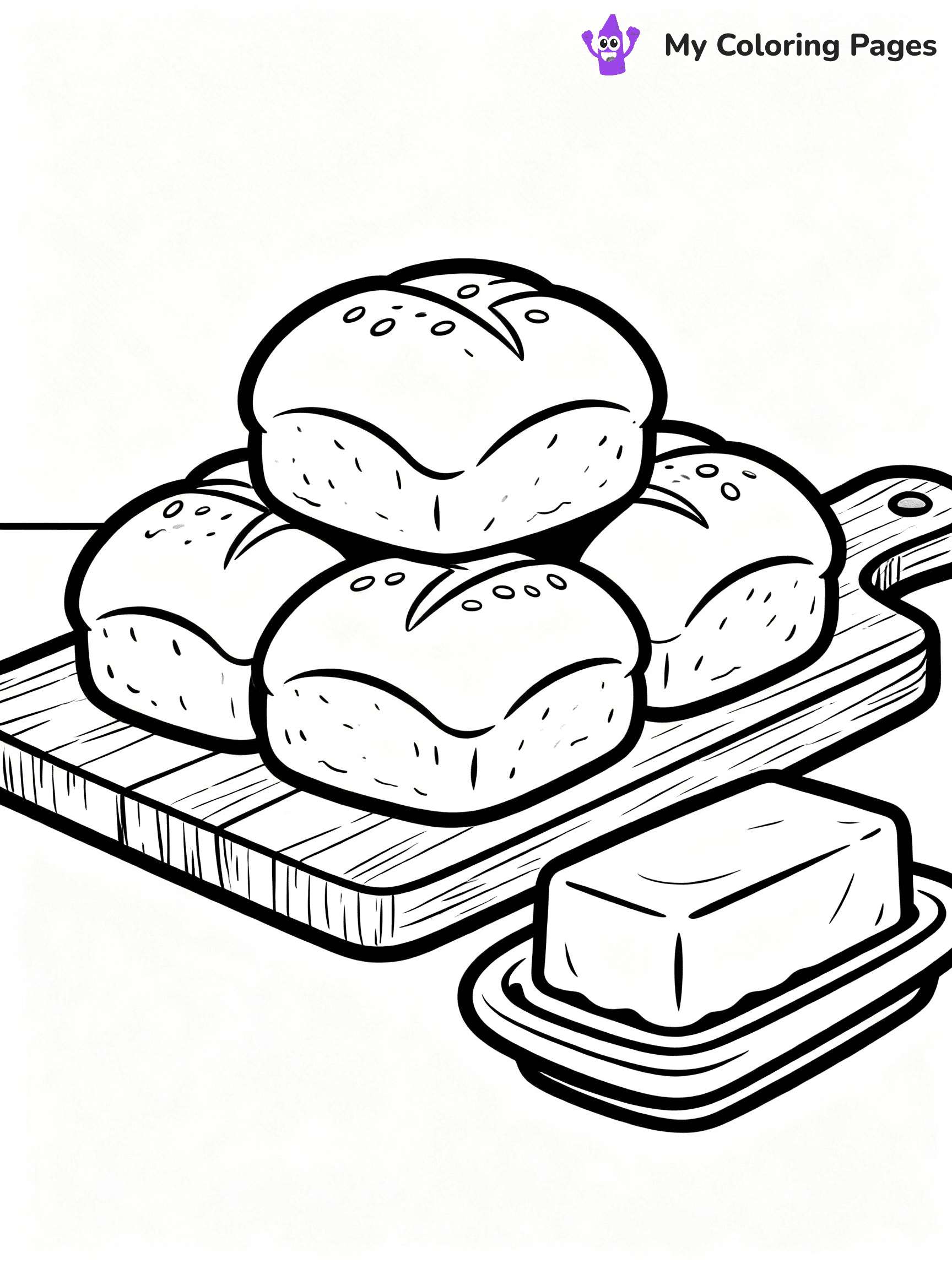 Bread Coloring Pages - 15