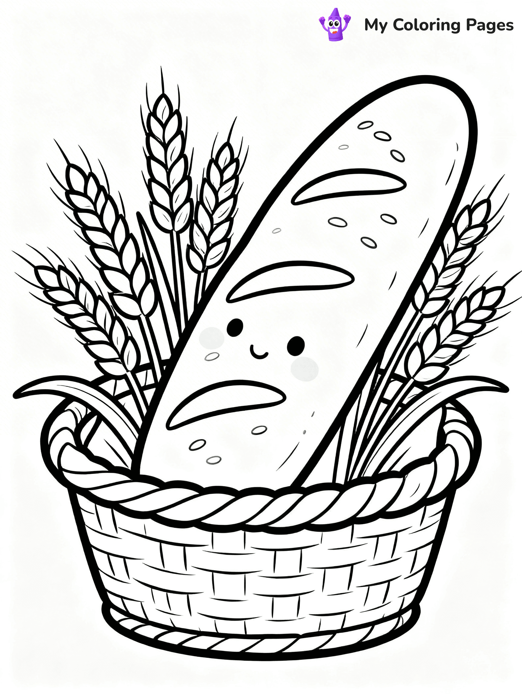 Bread Coloring Pages - 12