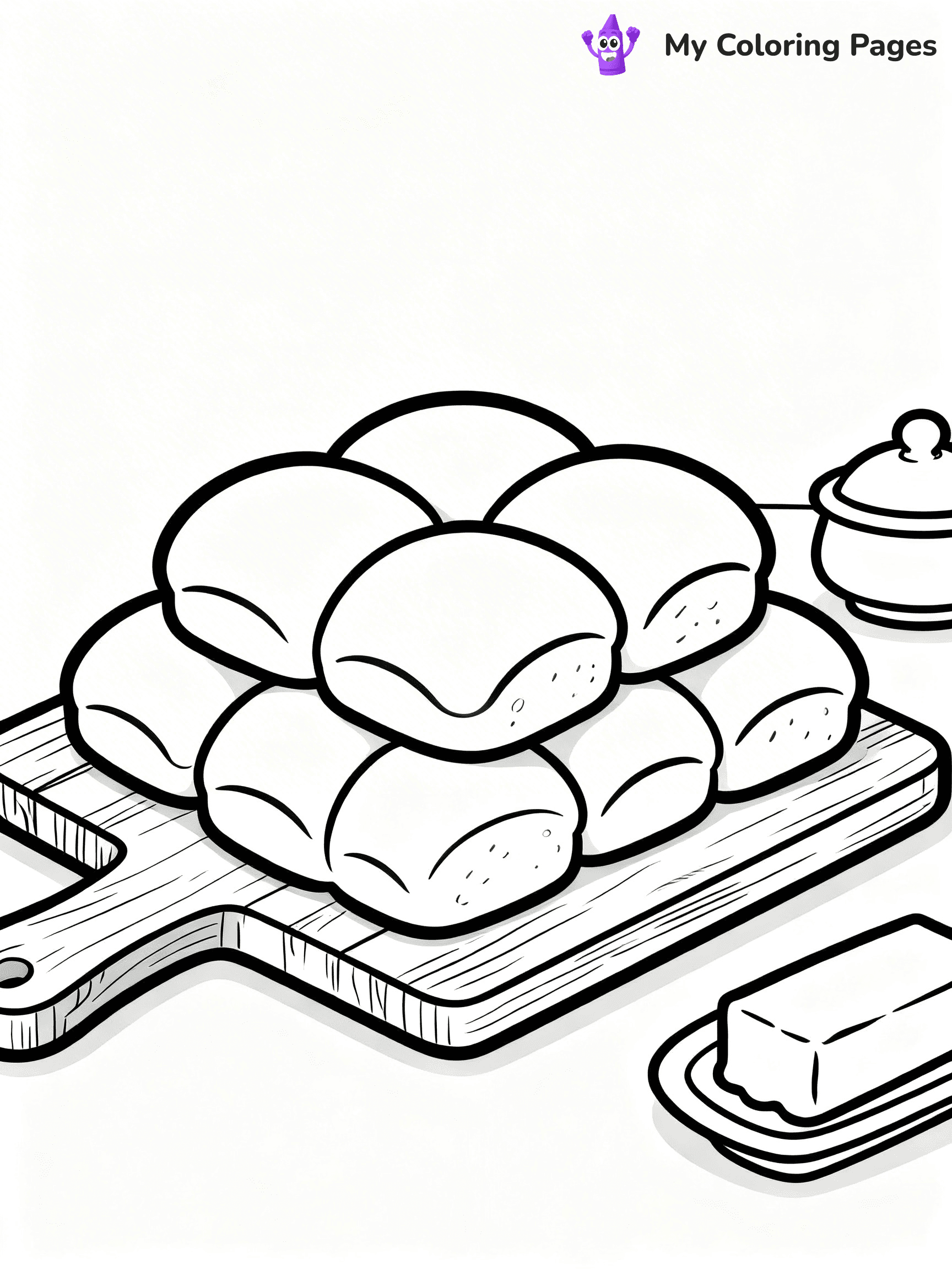 Bread Coloring Pages - 11