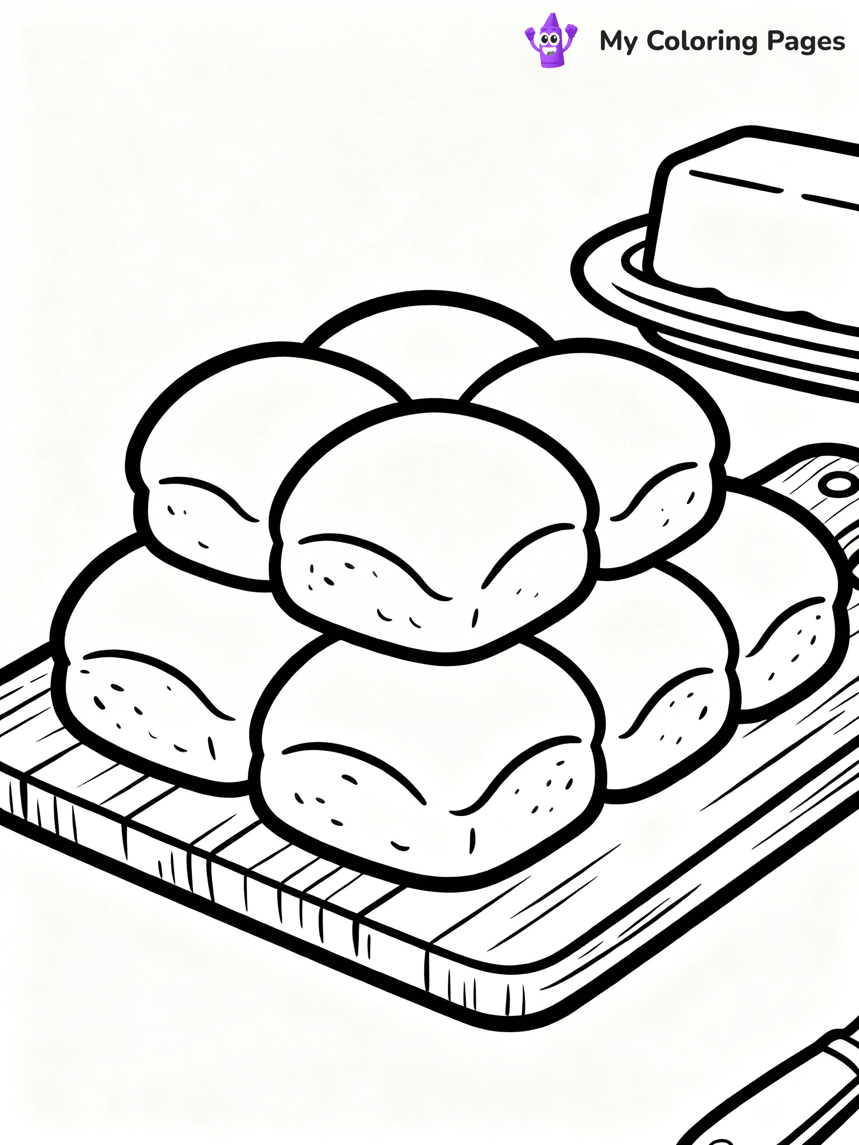 Bread Coloring Pages - 10