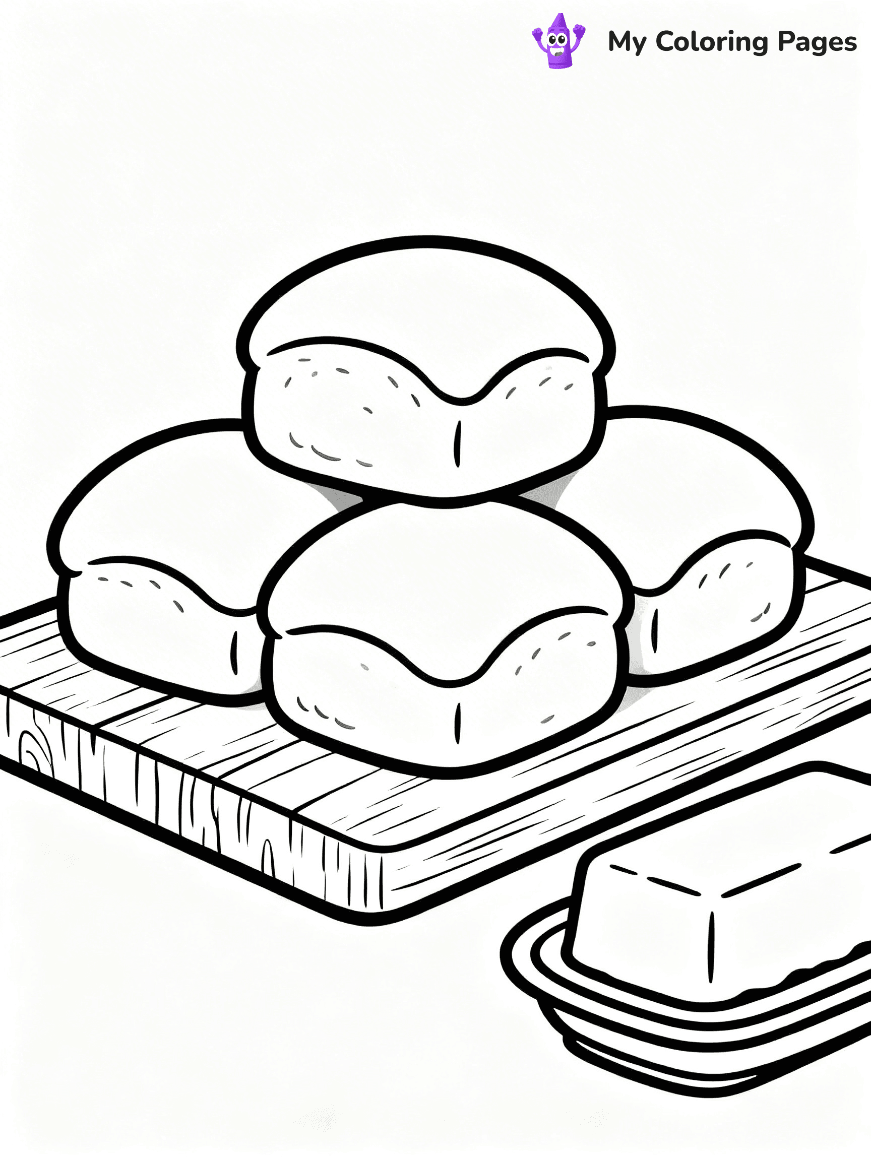 Bread Coloring Pages - 9
