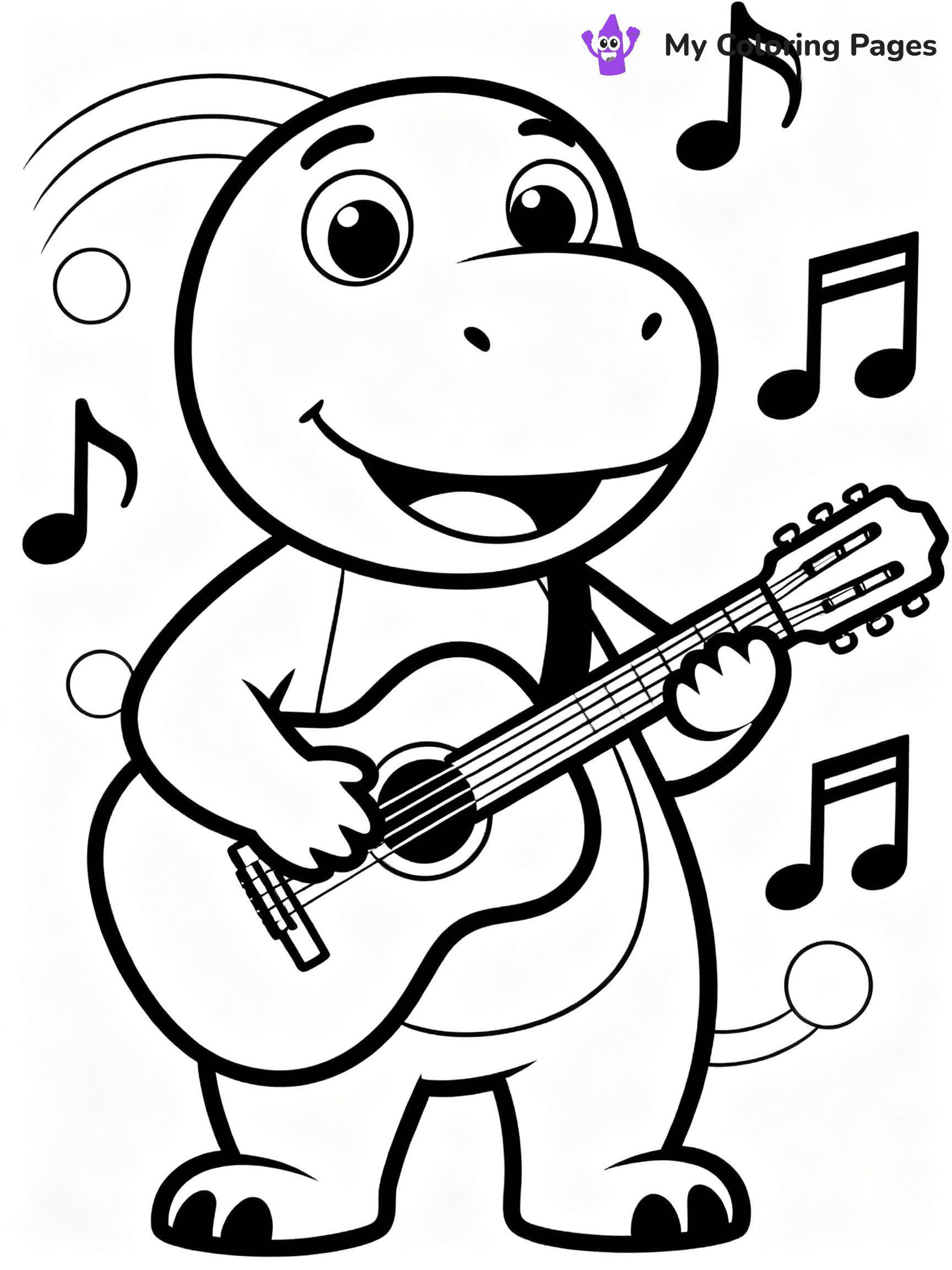 Barney Coloring Pages - 29