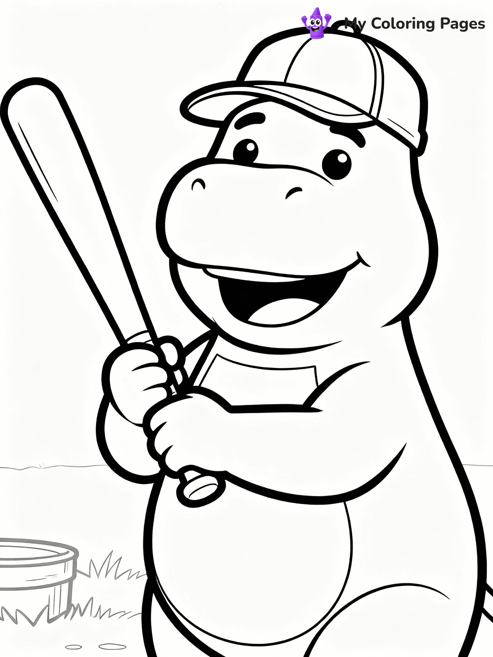 Barney Coloring Pages - 21