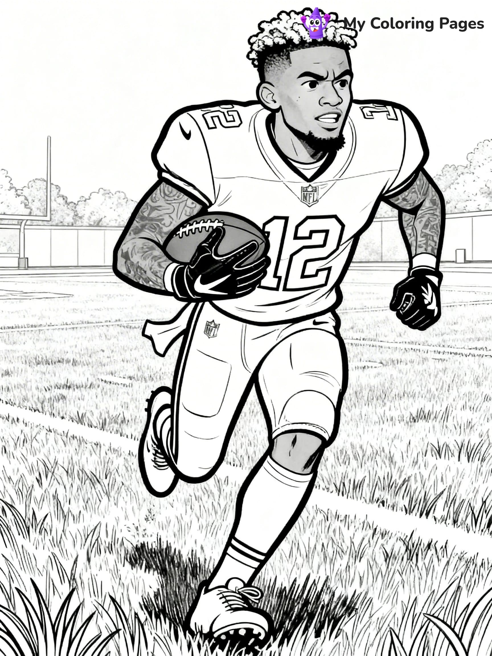 Odell Beckham Coloring Pages - 18