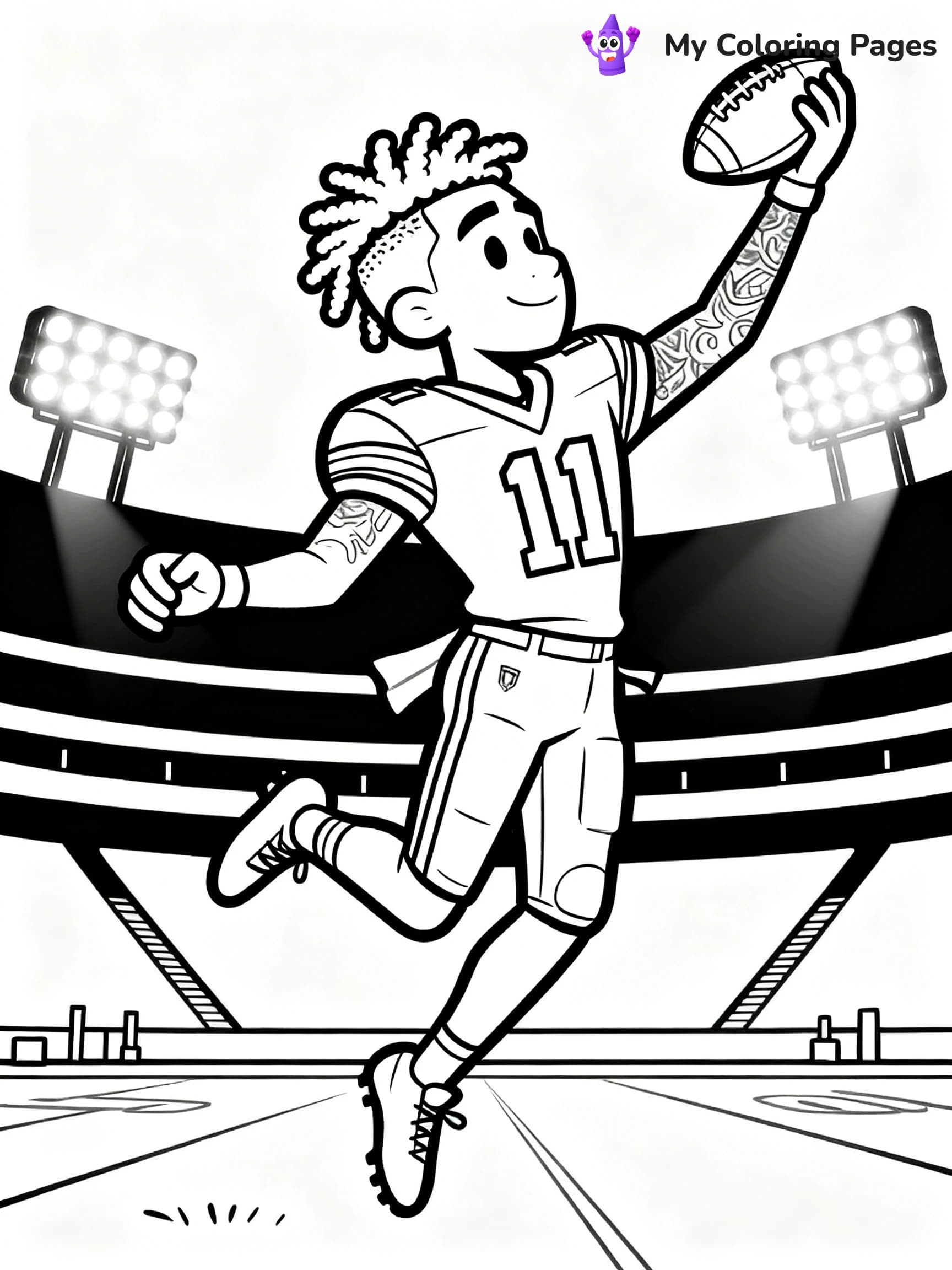 Odell Beckham Coloring Pages - 9