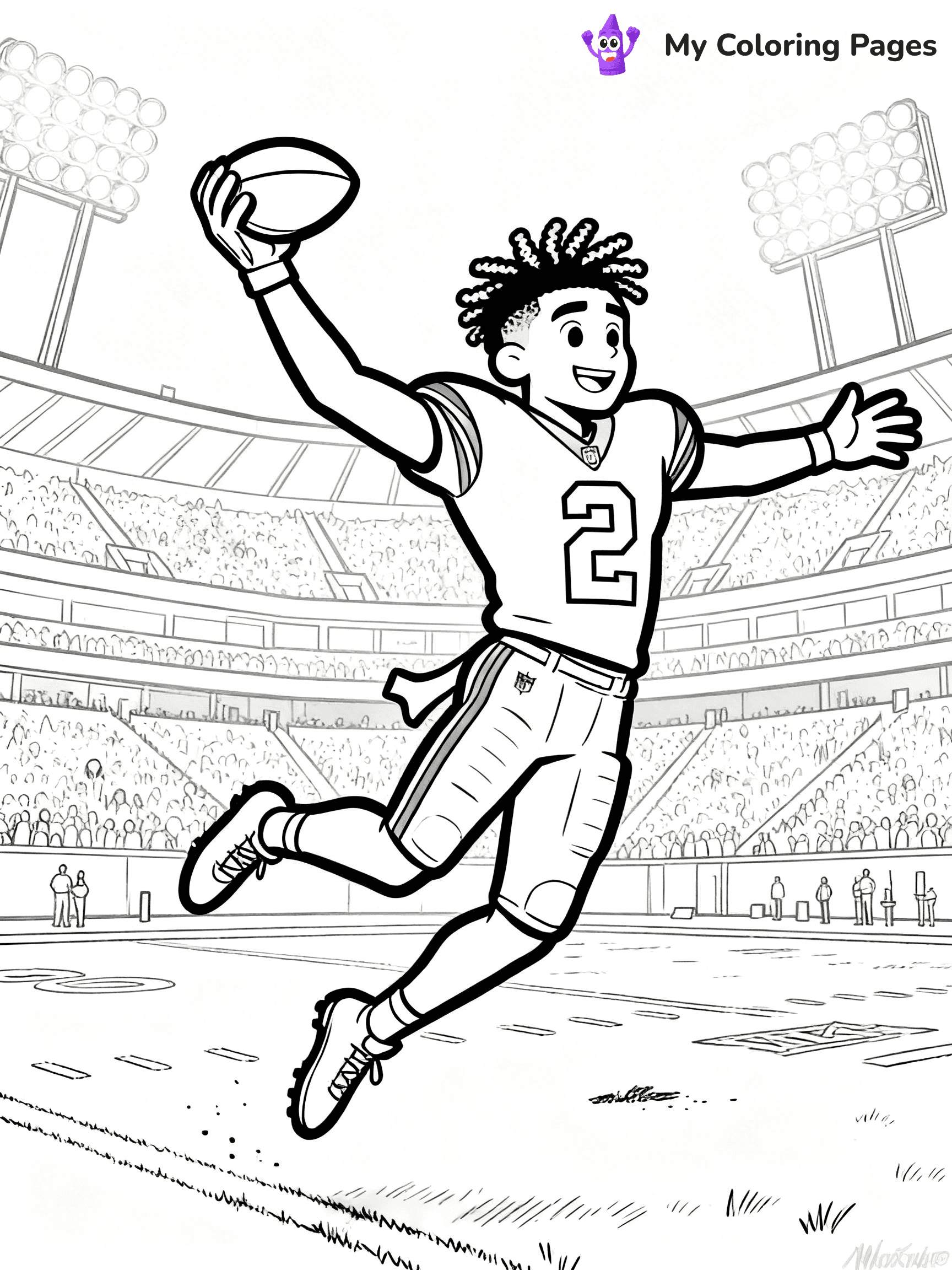 Odell Beckham Coloring Pages - 3
