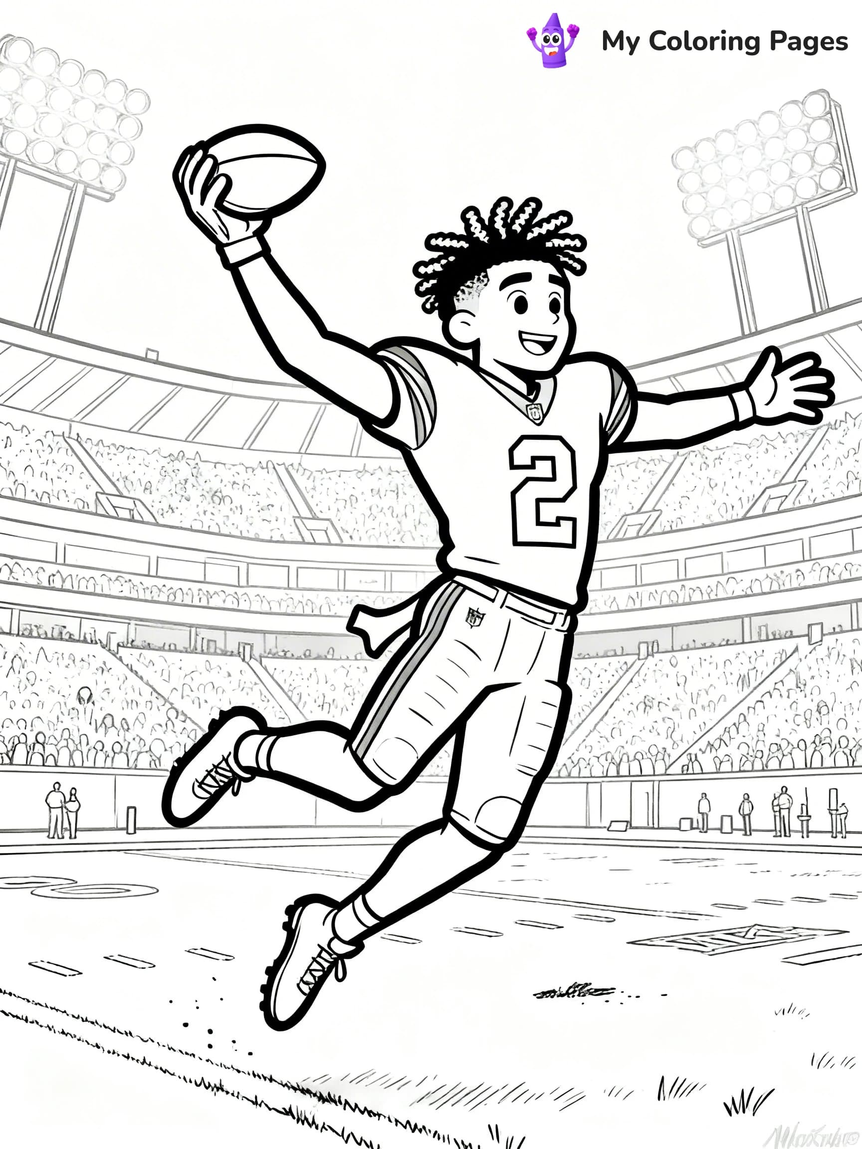 Odell Beckham Coloring Pages - 7
